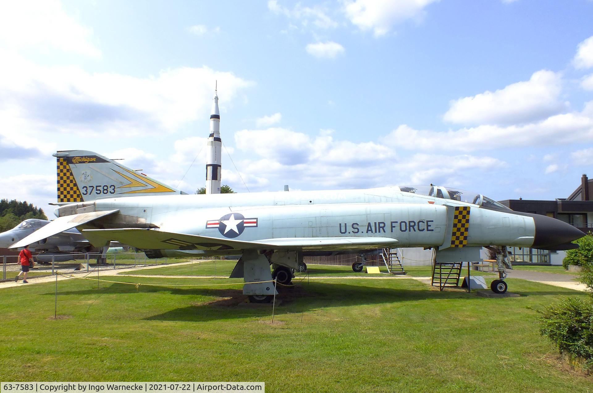 63-7583, 1963 McDonnell F-4C Phantom II C/N 635, McDonnell F-4C Phantom II at the Flugausstellung P. Junior, Hermeskeil