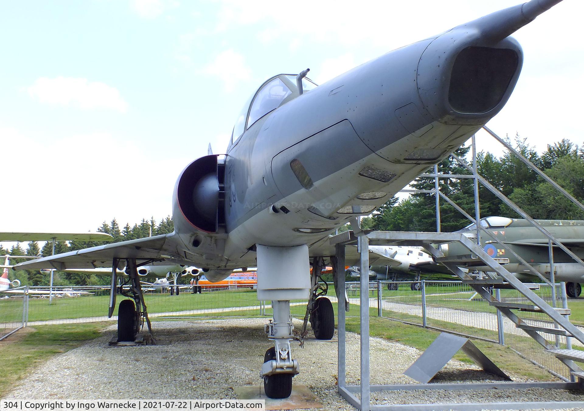 304, Dassault Mirage IIIR C/N 304, Dassault Mirage III R at the Flugausstellung P. Junior, Hermeskeil