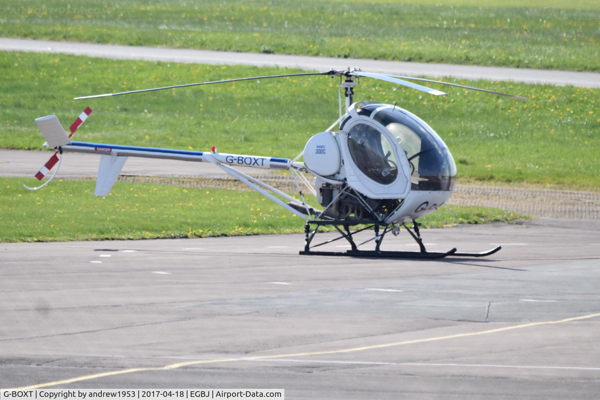 G-BOXT, 1974 Hughes 269C C/N 1040367, G-BOXT at Gloucestershire Airport.