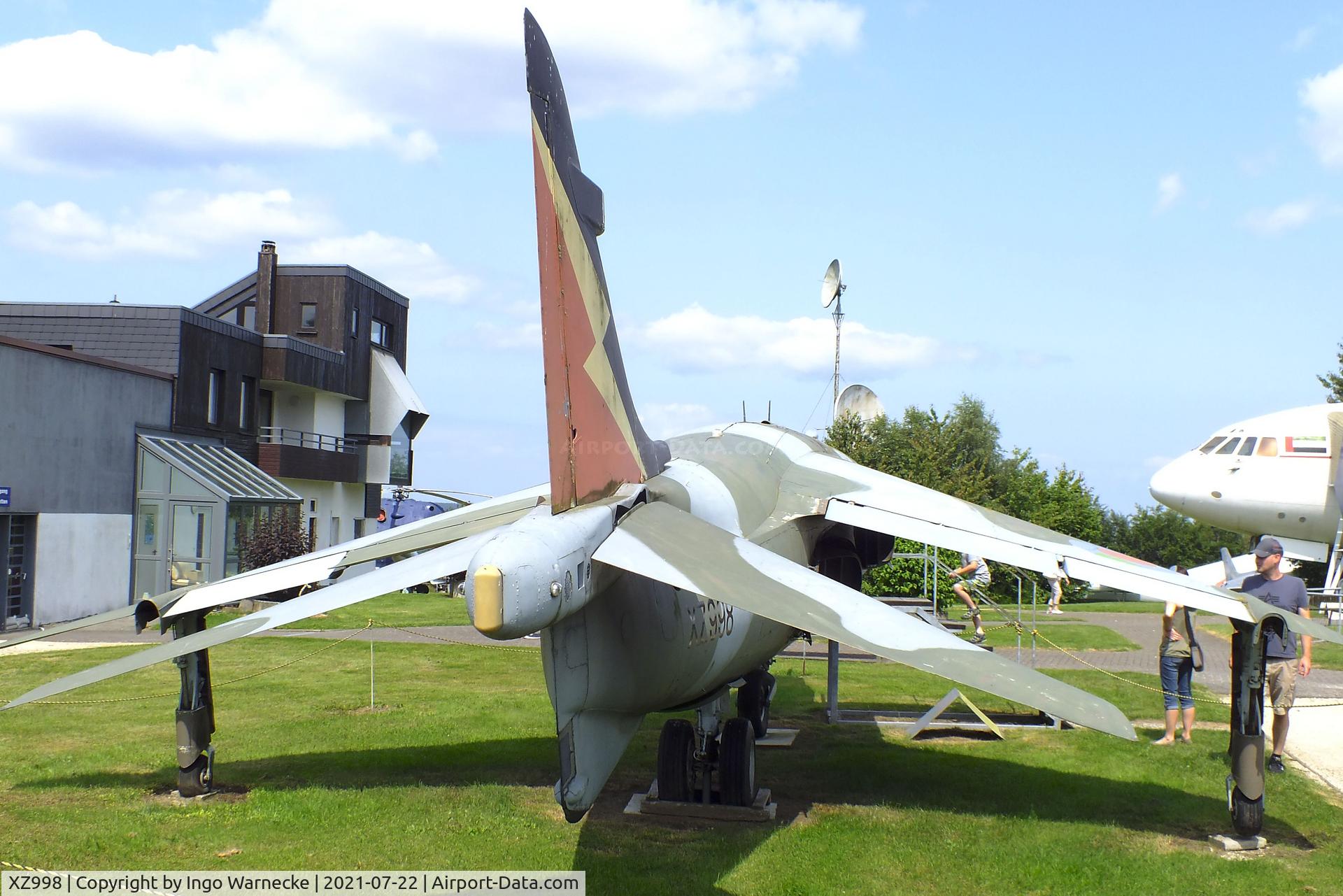 XZ998, 1982 Hawker Siddeley Harrier GR.3 C/N 712221, Hawker Siddeley Harrier GR3 at the Flugausstellung P. Junior, Hermeskeil