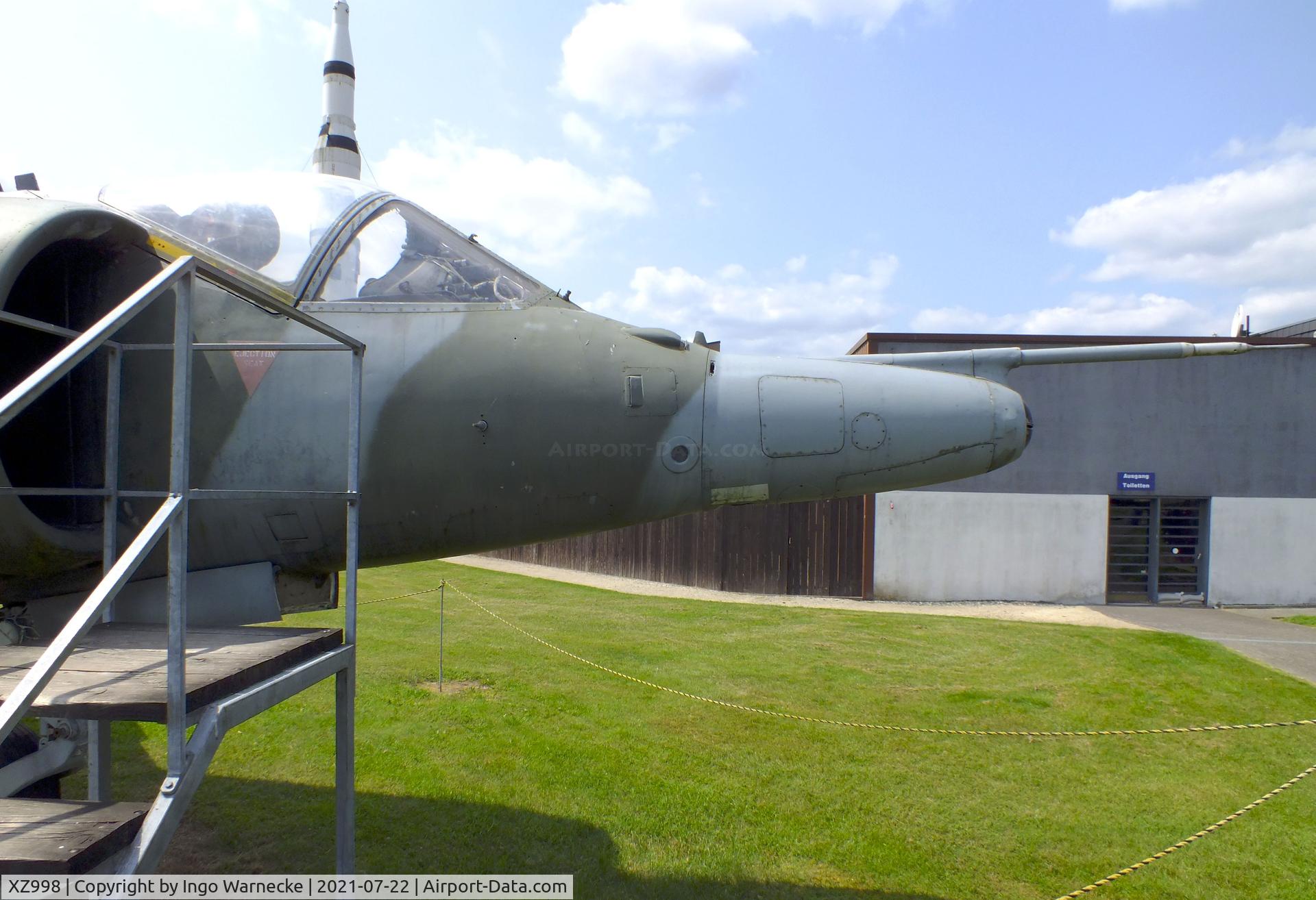 XZ998, 1982 Hawker Siddeley Harrier GR.3 C/N 712221, Hawker Siddeley Harrier GR3 at the Flugausstellung P. Junior, Hermeskeil