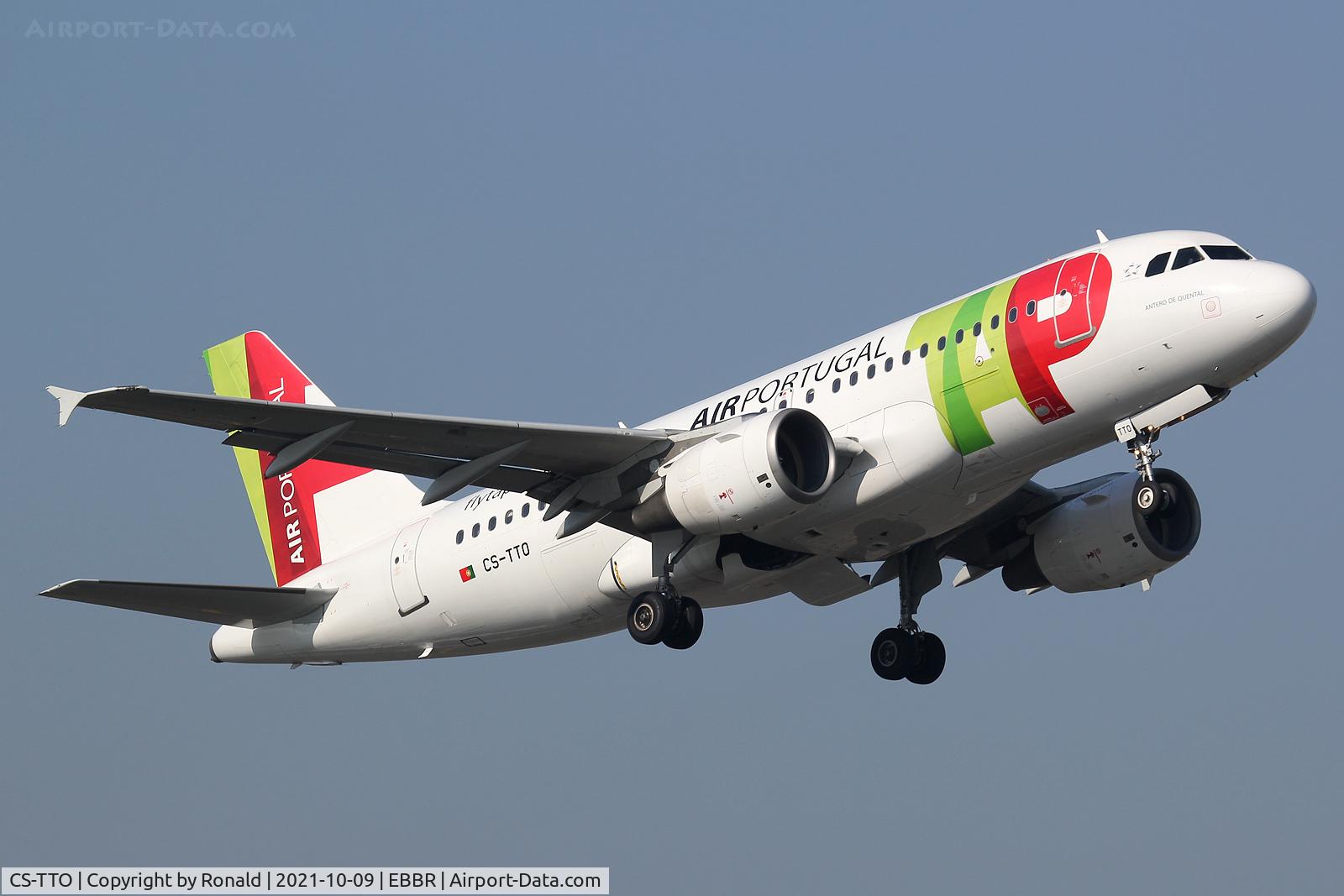 CS-TTO, 1999 Airbus A319-111 C/N 1127, at bru