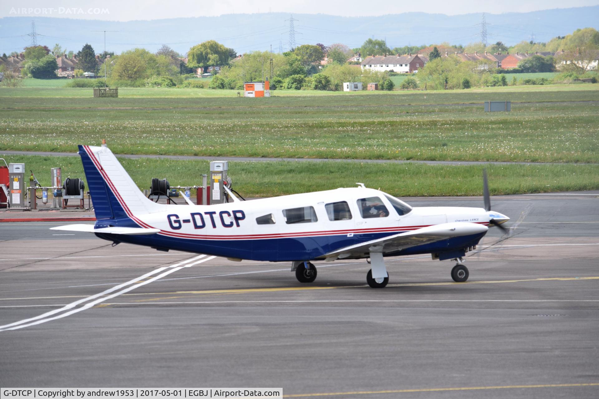 G-DTCP, 1977 Piper PA-32R-300 Cherokee Lance C/N 32R-7780255, G-DTCP at Gloucestershire Airport.