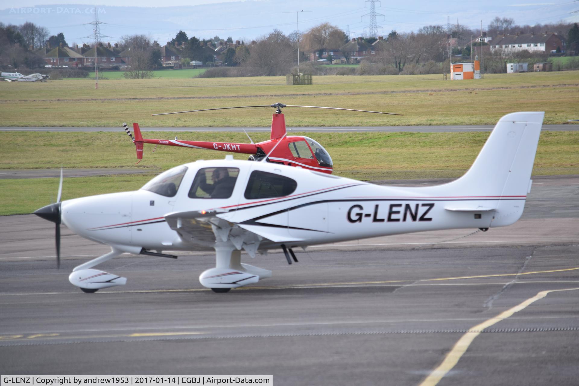 G-LENZ, 2016 Cirrus SR20 C/N 2304, G-LENZ at Gloucestershire Airport.