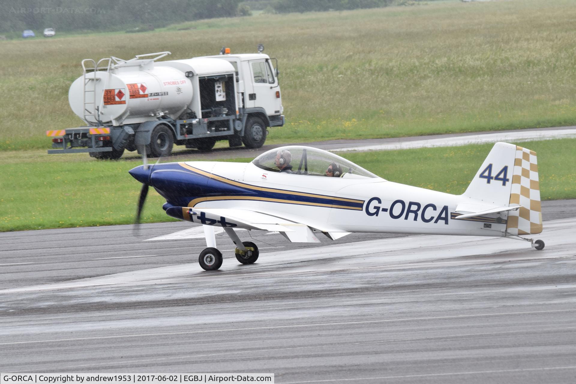 G-ORCA, 2005 Vans RV-4 C/N PFA 181-12924, G-ORCA at Gloucestershire Airport.