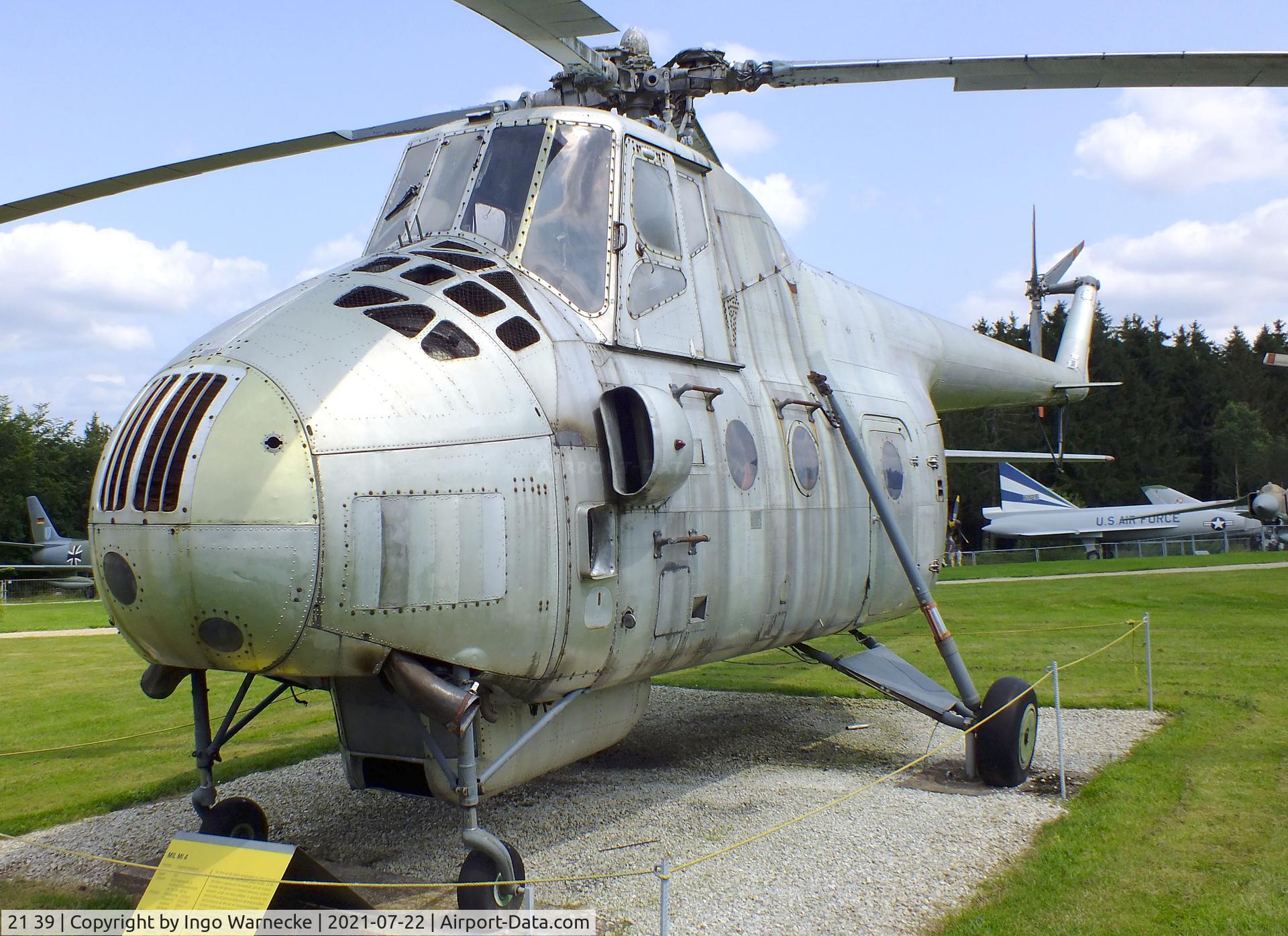 21 39, 1963 Mil Mi-4 Hound C/N 02139, Mil Mi-4A HOUND at the Flugausstellung P. Junior, Hermeskeil