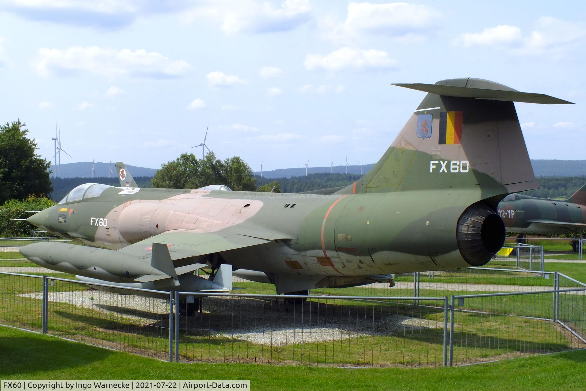 FX60, Lockheed F-104G Starfighter C/N 683-9103, Lockheed F-104G Starfighter at the Flugausstellung P. Junior, Hermeskeil