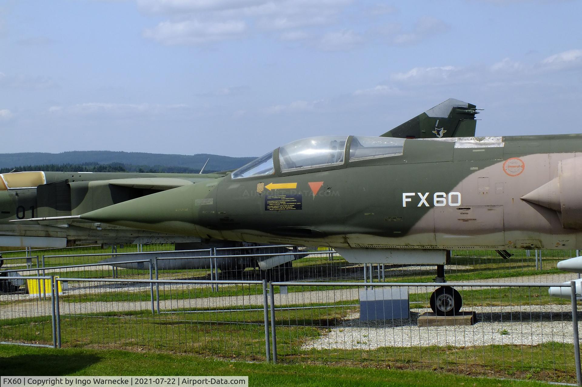 FX60, Lockheed F-104G Starfighter C/N 683-9103, Lockheed F-104G Starfighter at the Flugausstellung P. Junior, Hermeskeil