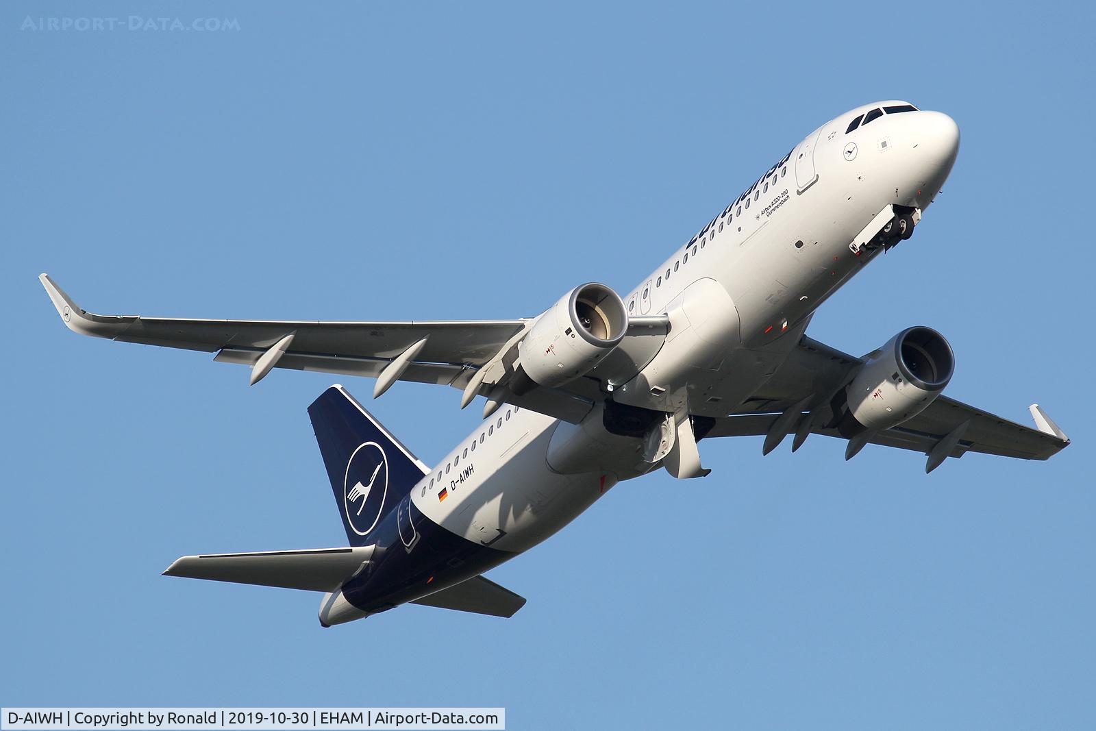 D-AIWH, 2019 Airbus A320-214 C/N 8911, at spl