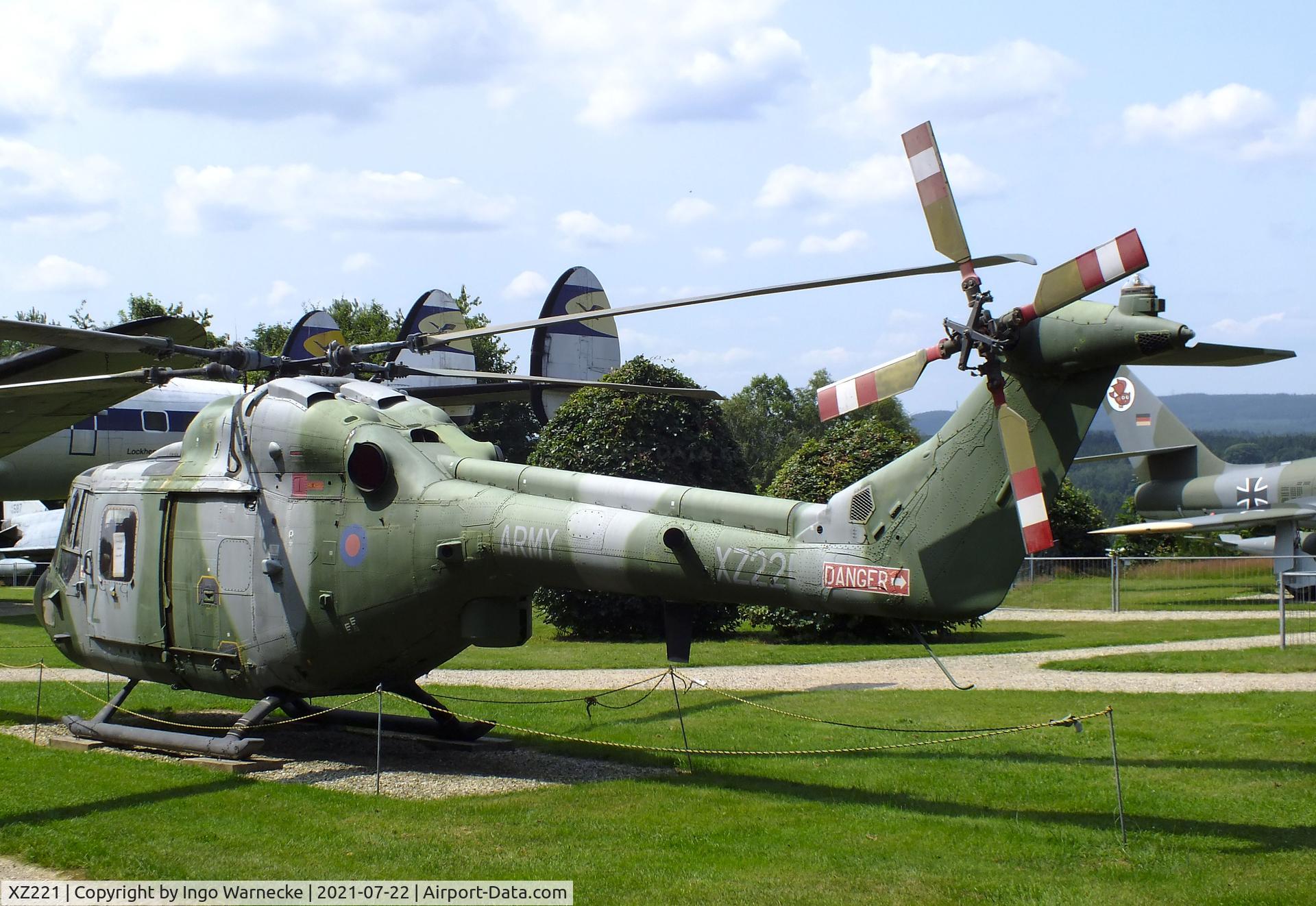 XZ221, 1979 Westland Lynx AH.7 C/N 147, Westland Lynx AH7 at the Flugausstellung P. Junior, Hermeskeil
