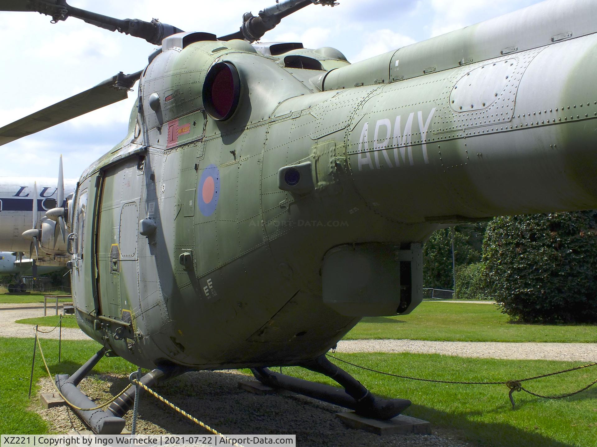 XZ221, 1979 Westland Lynx AH.7 C/N 147, Westland Lynx AH7 at the Flugausstellung P. Junior, Hermeskeil