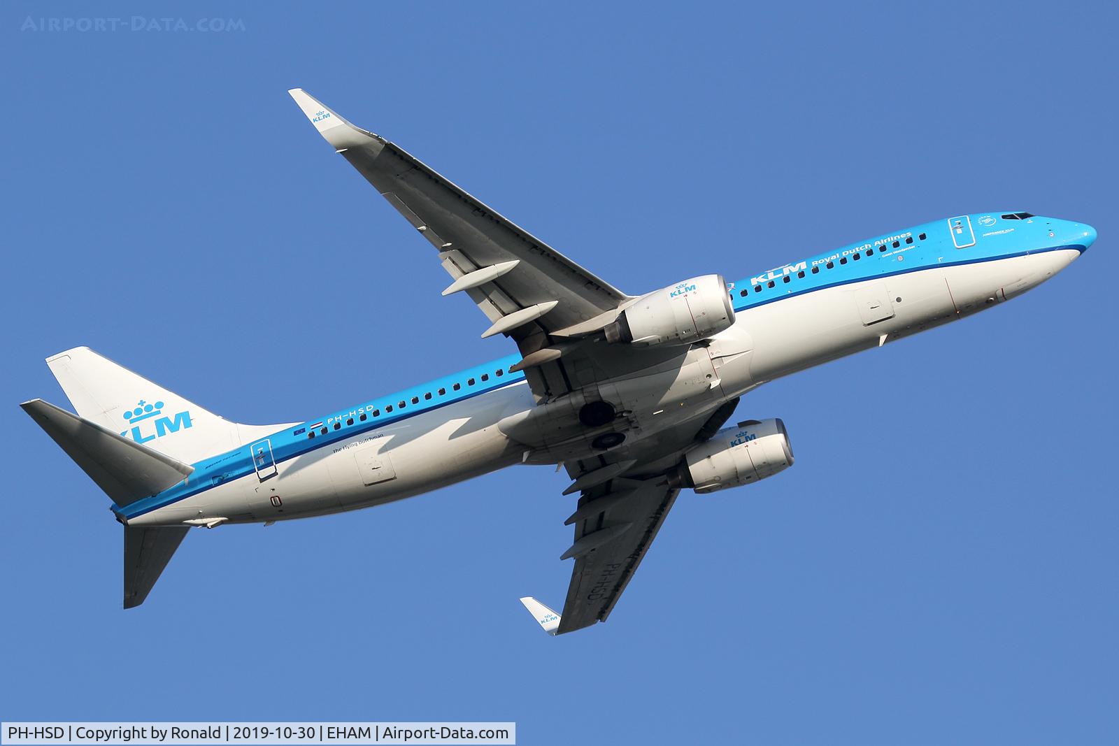 PH-HSD, 2012 Boeing 737-8K2 C/N 39260, at spl