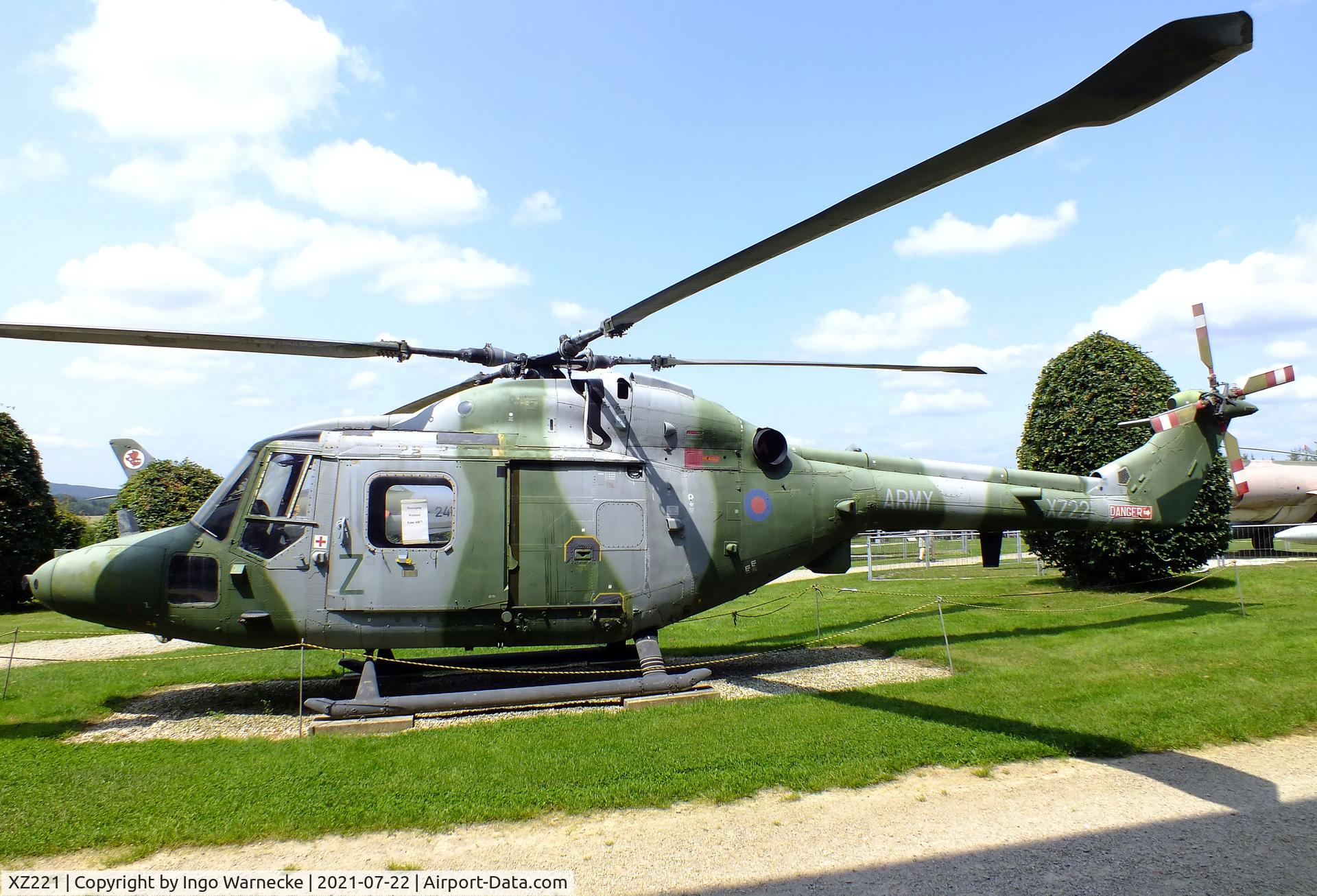 XZ221, 1979 Westland Lynx AH.7 C/N 147, Westland Lynx AH7 at the Flugausstellung P. Junior, Hermeskeil
