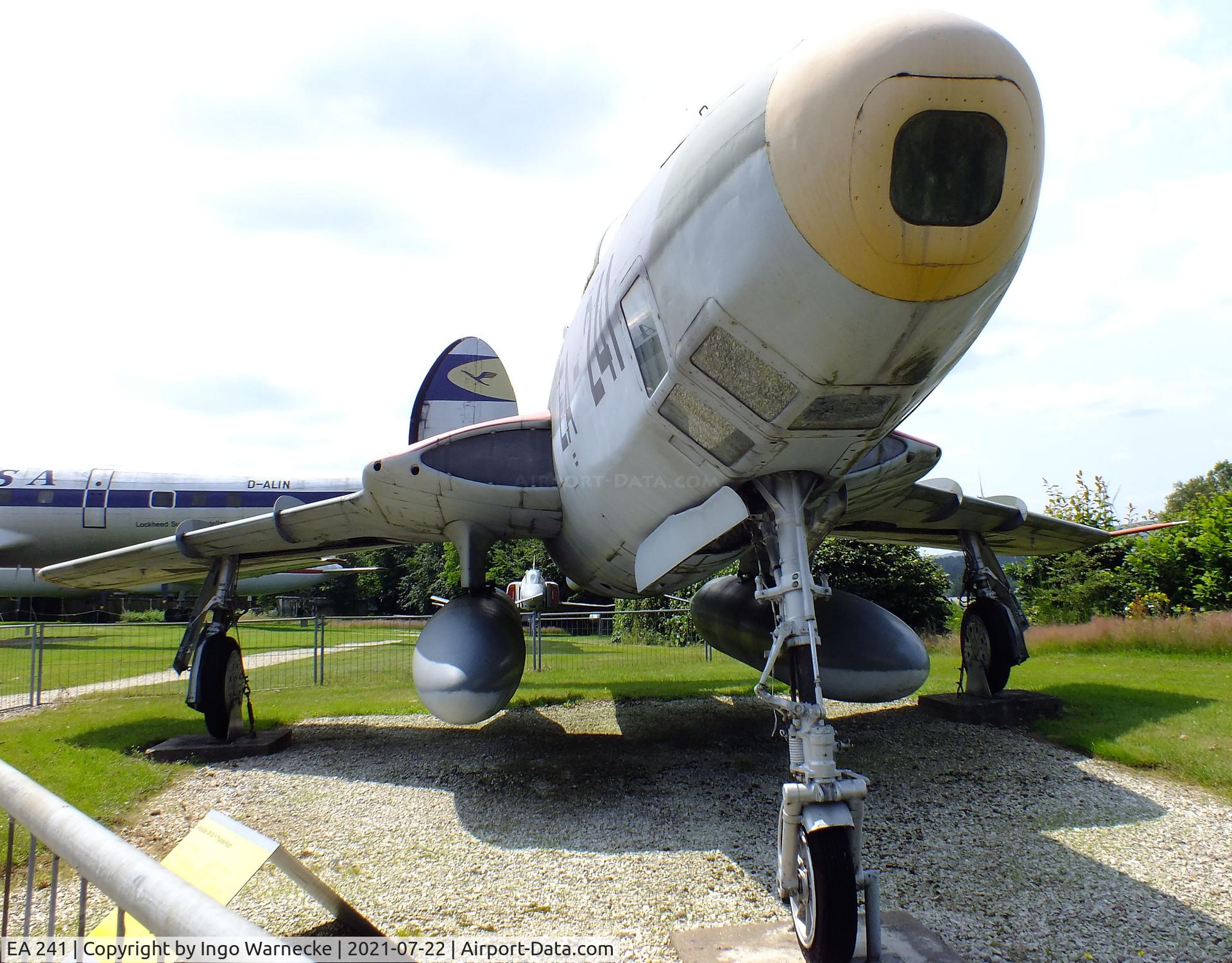 EA 241, 1952 Republic RF-84F Thunderflash C/N Not found 52-7377, Republic RF-84F Thunderflash at the Flugausstellung P. Junior, Hermeskeil
