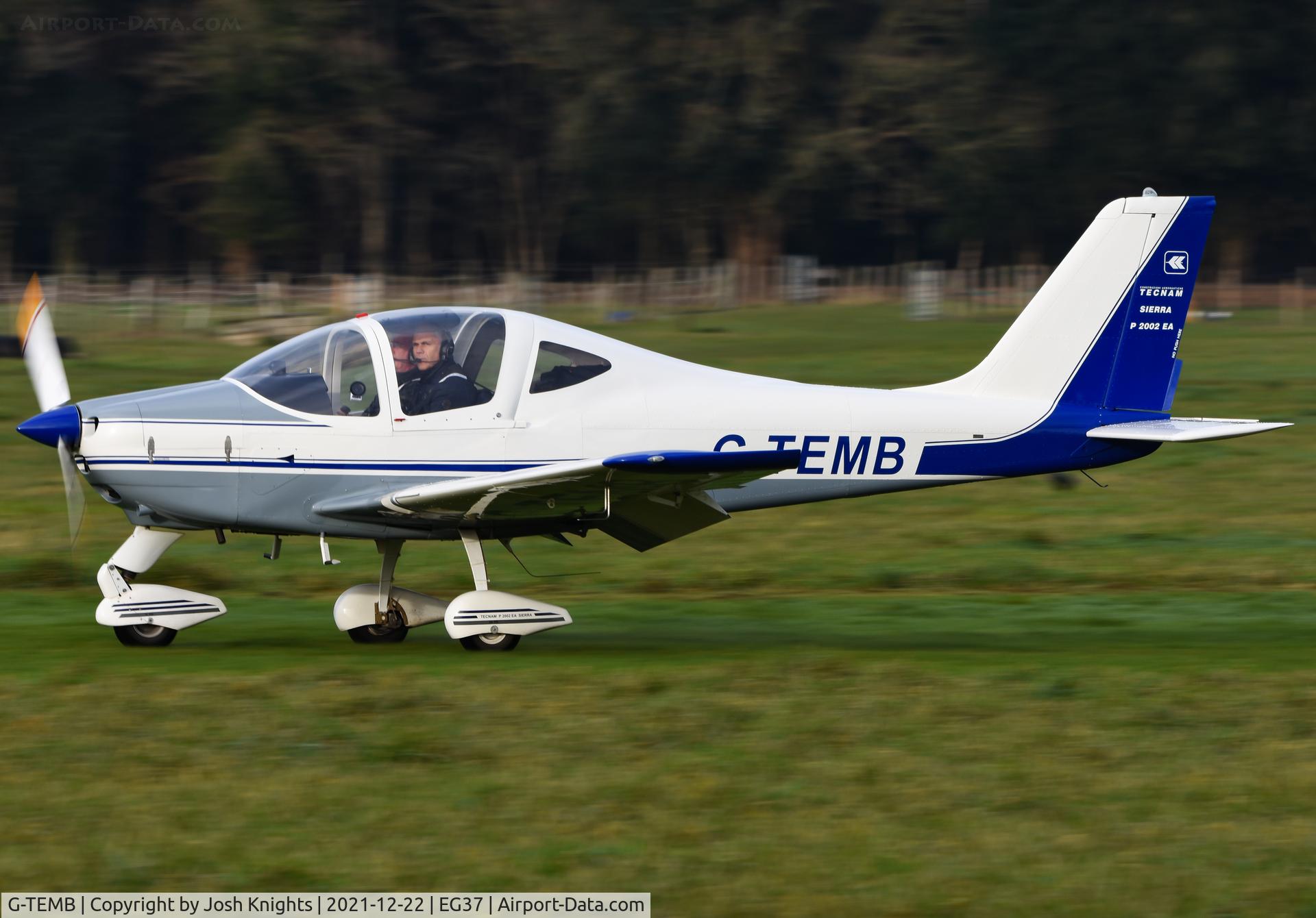 G-TEMB, 2006 Tecnam P-2002EA Sierra C/N PFA 333-14593, Arriving Back After a Short Flight.