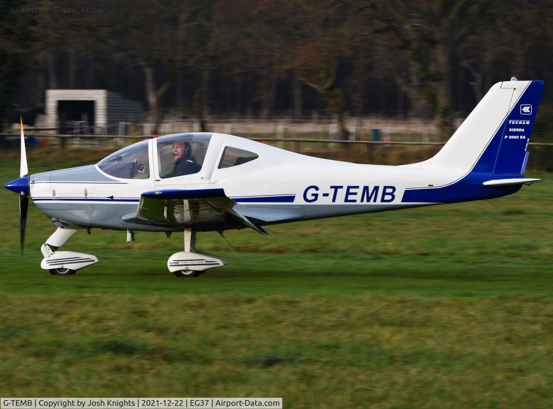 G-TEMB, 2006 Tecnam P-2002EA Sierra C/N PFA 333-14593, Arriving Back After a Short Flight.