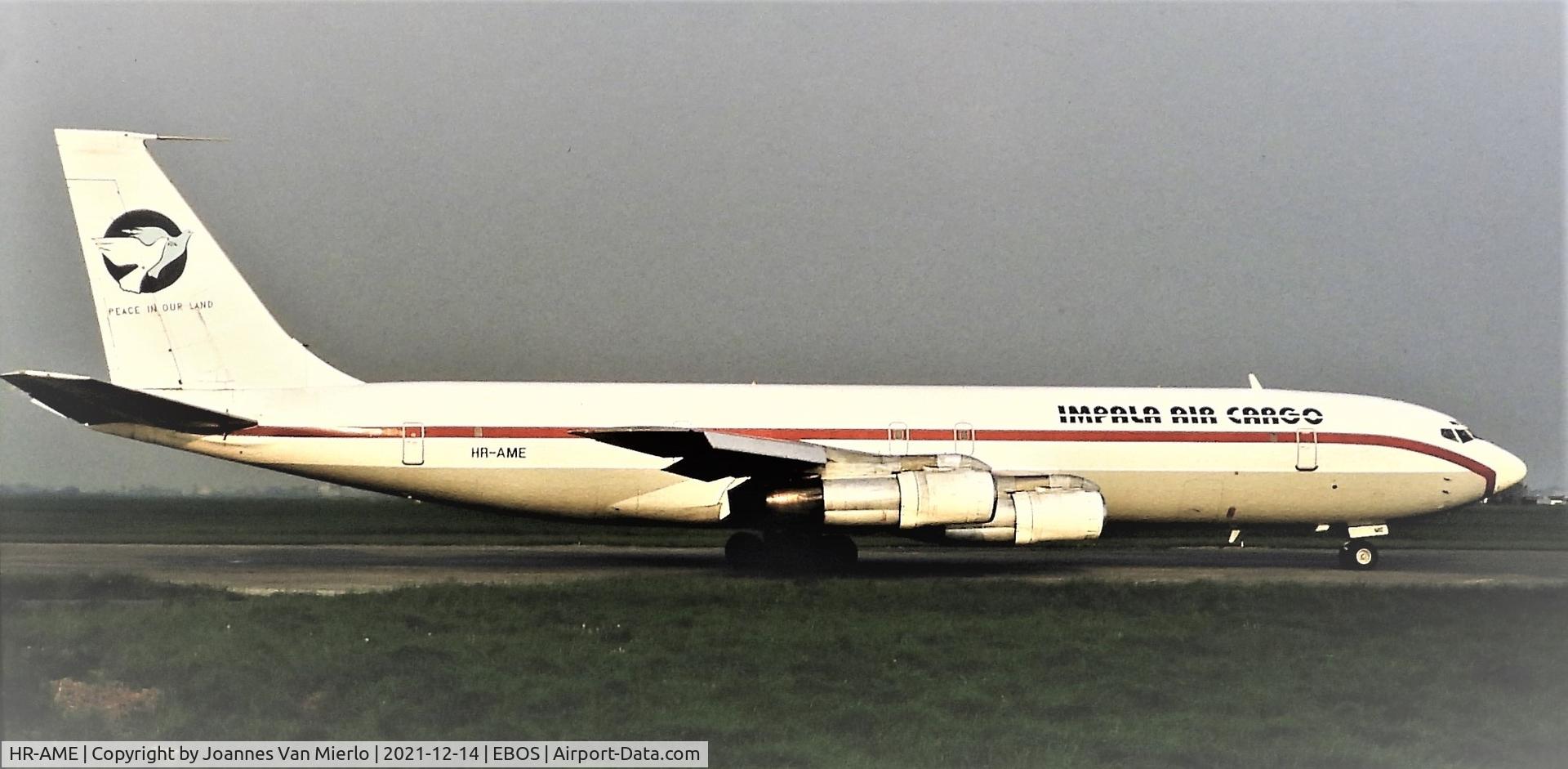 HR-AME, Boeing 707-351C C/N 18922, Slide scan