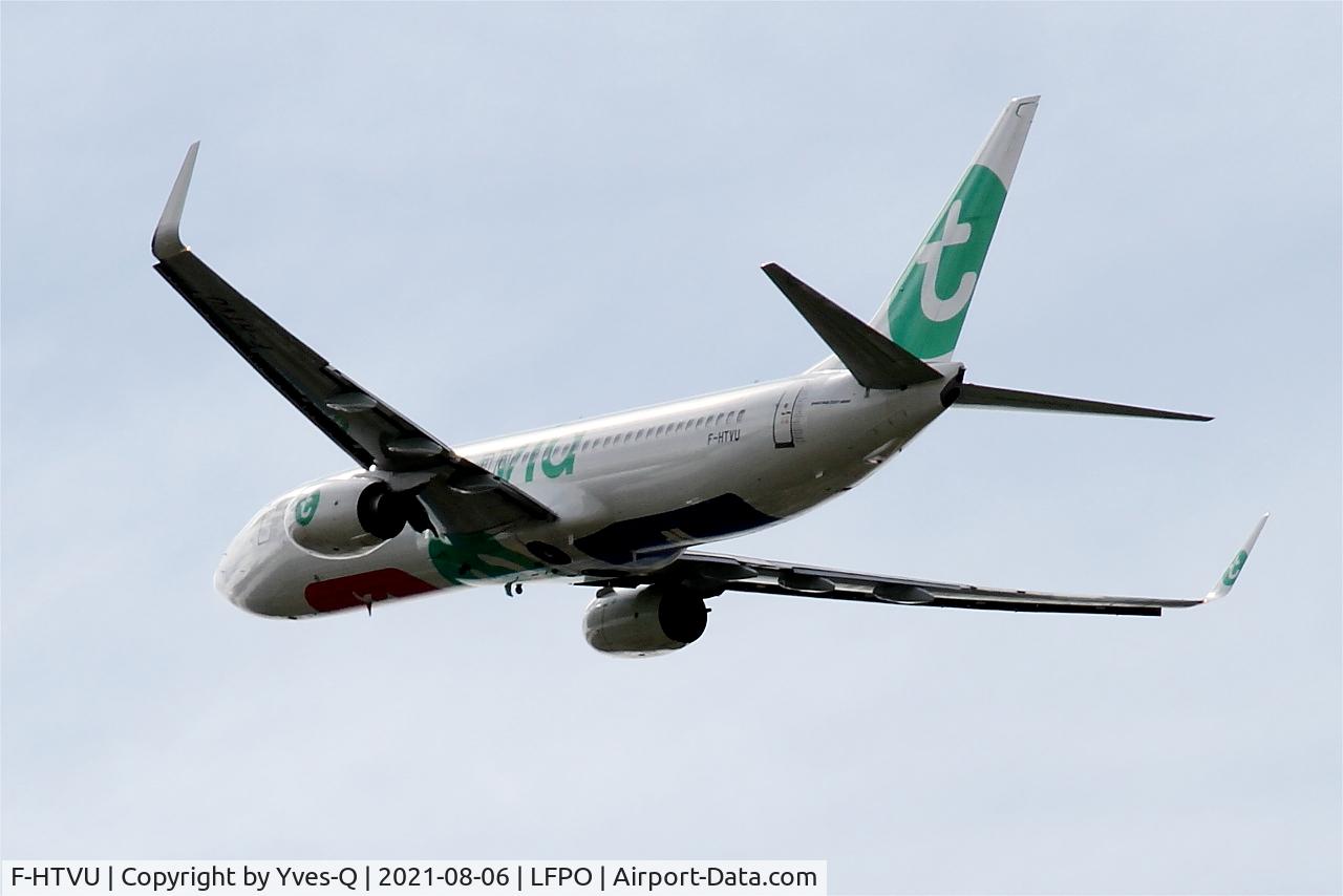 F-HTVU, 2012 Boeing 737-86J C/N 37770, Boeing 737-86J, Climbing from rwy 24, Paris-Orly airport (LFPO-ORY)