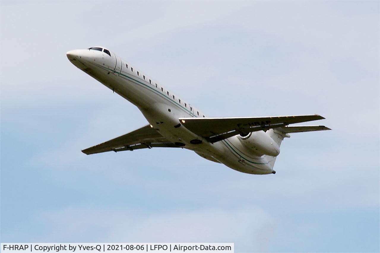 F-HRAP, 2008 Embraer (Harbin) EMB-145LI (ERJ-145LI) C/N 14501019, Embraer EMB-145LI, Take off rwy 24, Paris Orly airport (LFPO-ORY)