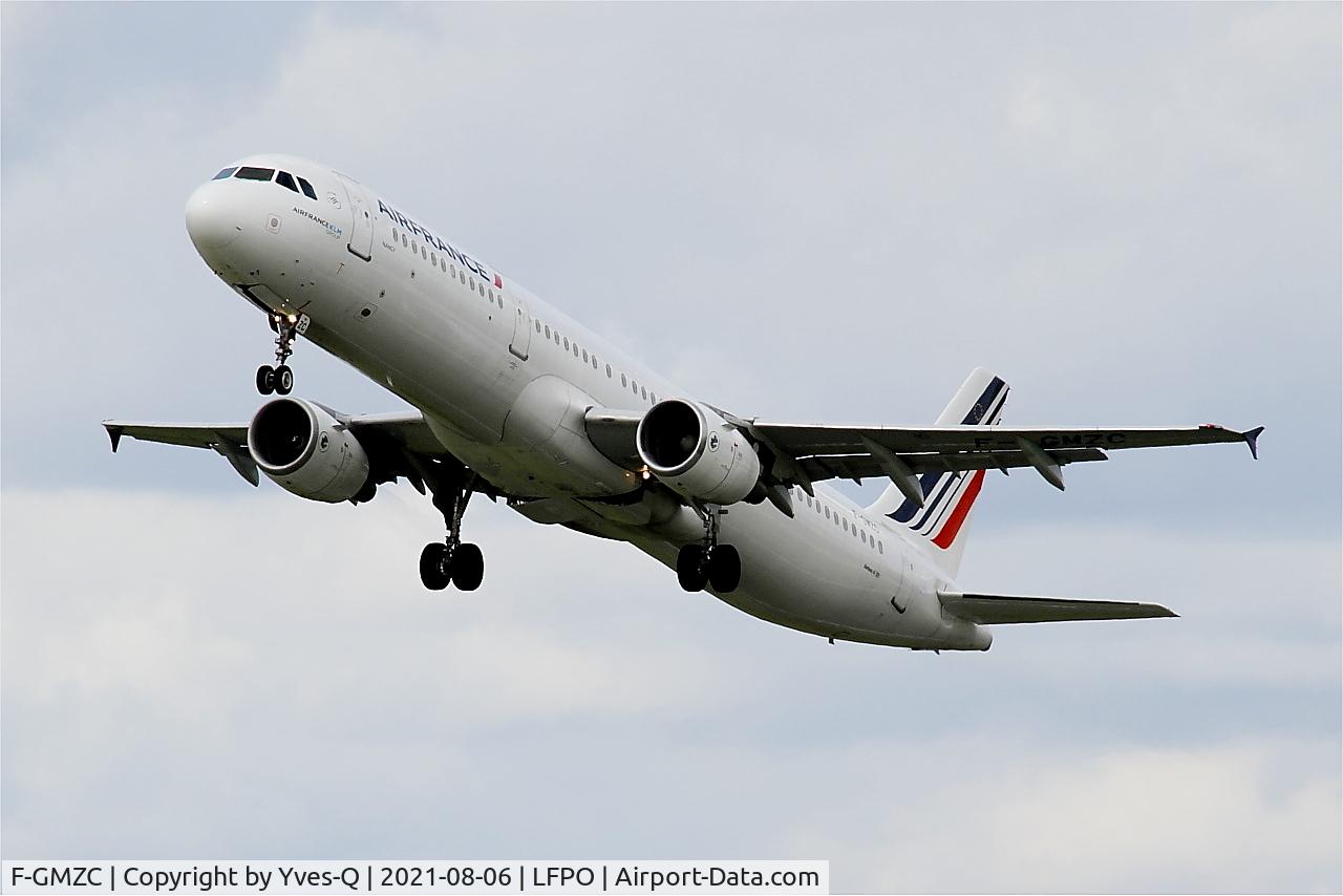 F-GMZC, 1995 Airbus A321-111 C/N 521, Airbus A321-111, Take off rwy 24, Paris-Orly airport (LFPO-ORY)