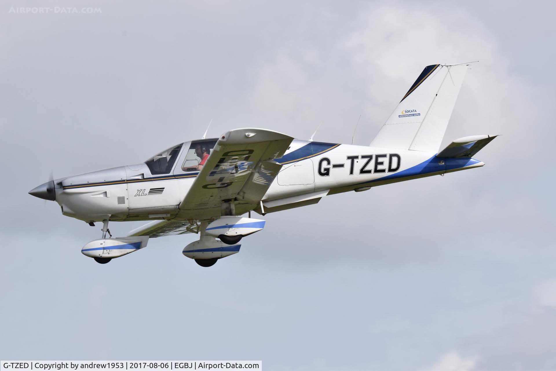 G-TZED, 1997 Socata TB-200 Tobago XL C/N 1813, G-TZED at Gloucestershire Airport.