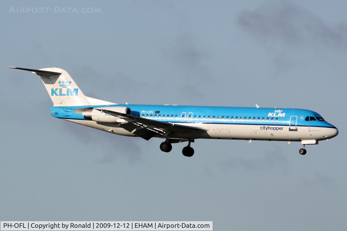 PH-OFL, 1993 Fokker 100 (F-28-0100) C/N 11444, at spl