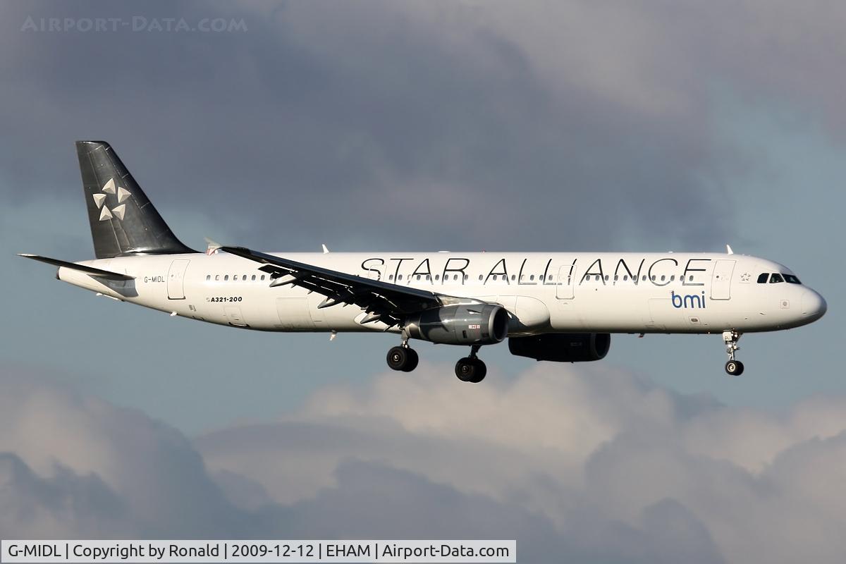 G-MIDL, 2000 Airbus A321-231 C/N 1174, at spl