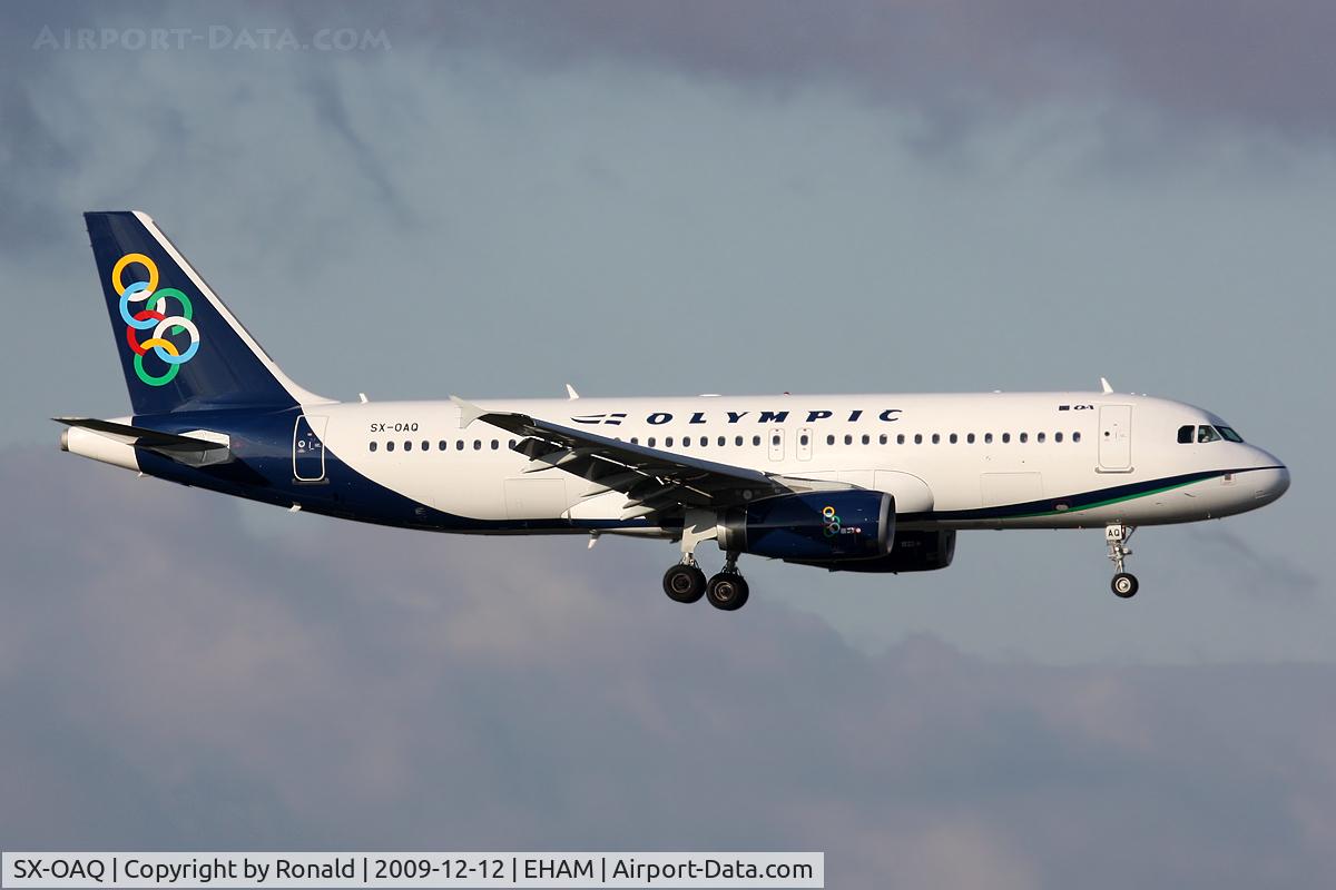 SX-OAQ, 2009 Airbus A320-232 C/N 3748, at spl