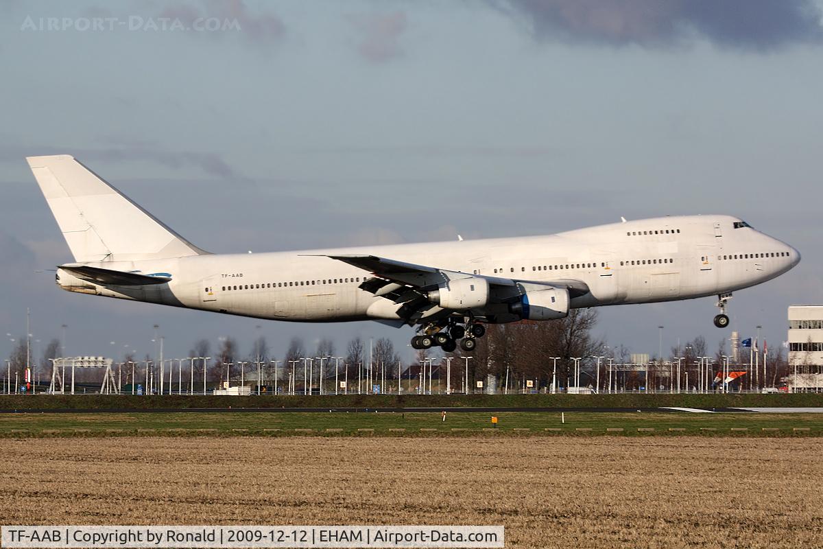 TF-AAB, 1981 Boeing 747-236B C/N 22304, at spl