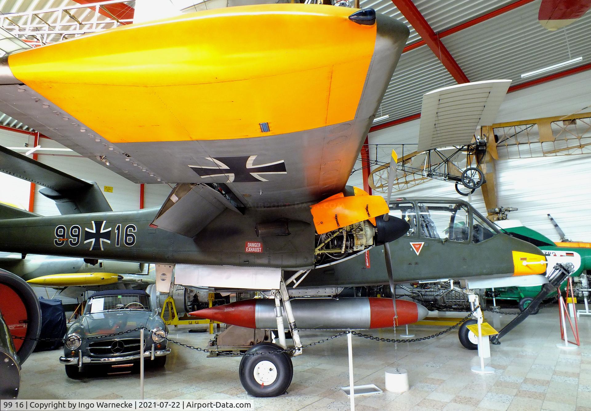 99 16, North American OV-10B Bronco C/N 338-1, North American OV-10B Bronco at the Flugausstellung P. Junior, Hermeskeil