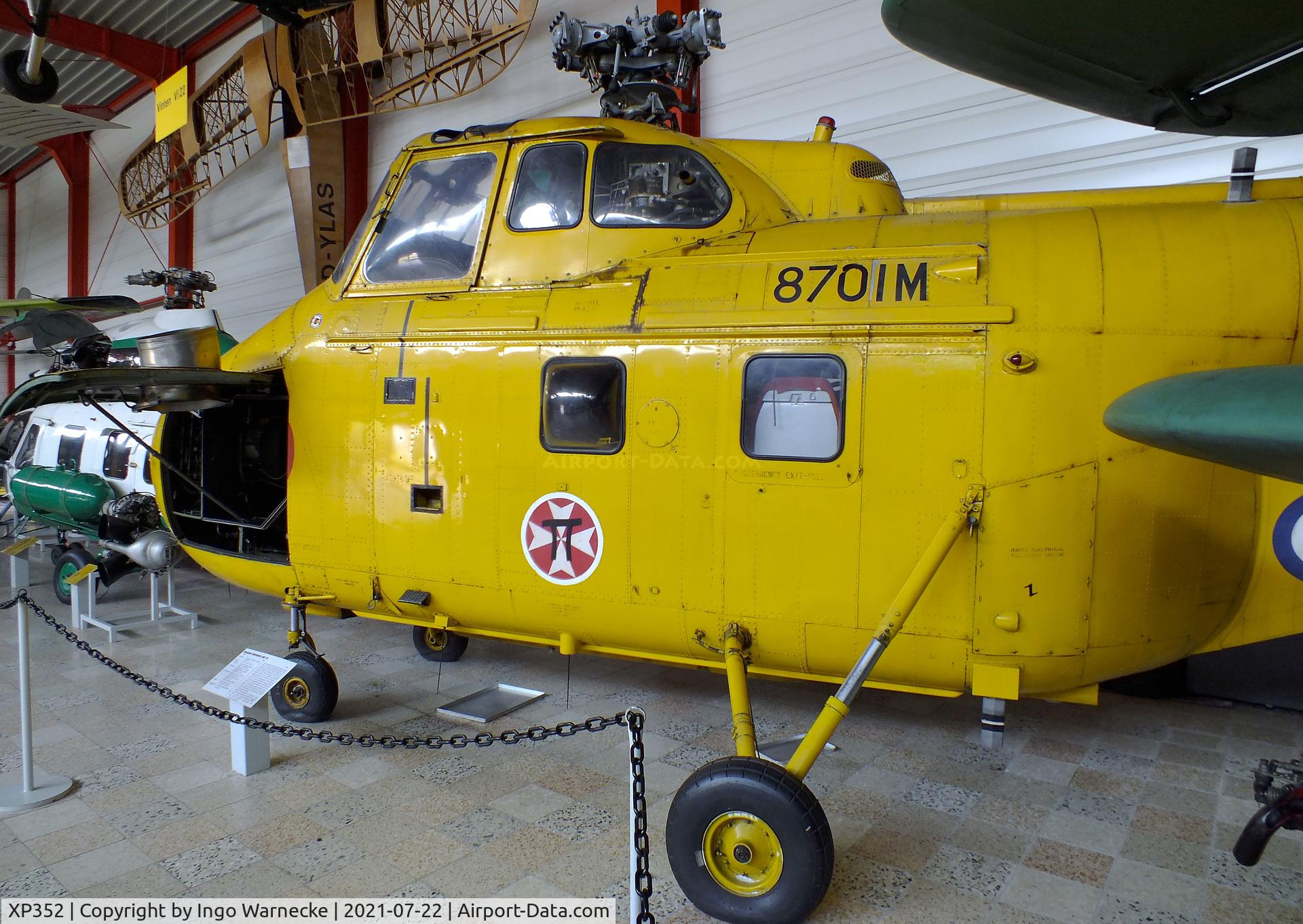 XP352, 1962 Westland Whirlwind HAR.10 C/N WA368, Westland Whirlwind HAR10 at the Flugausstellung P. Junior, Hermeskeil