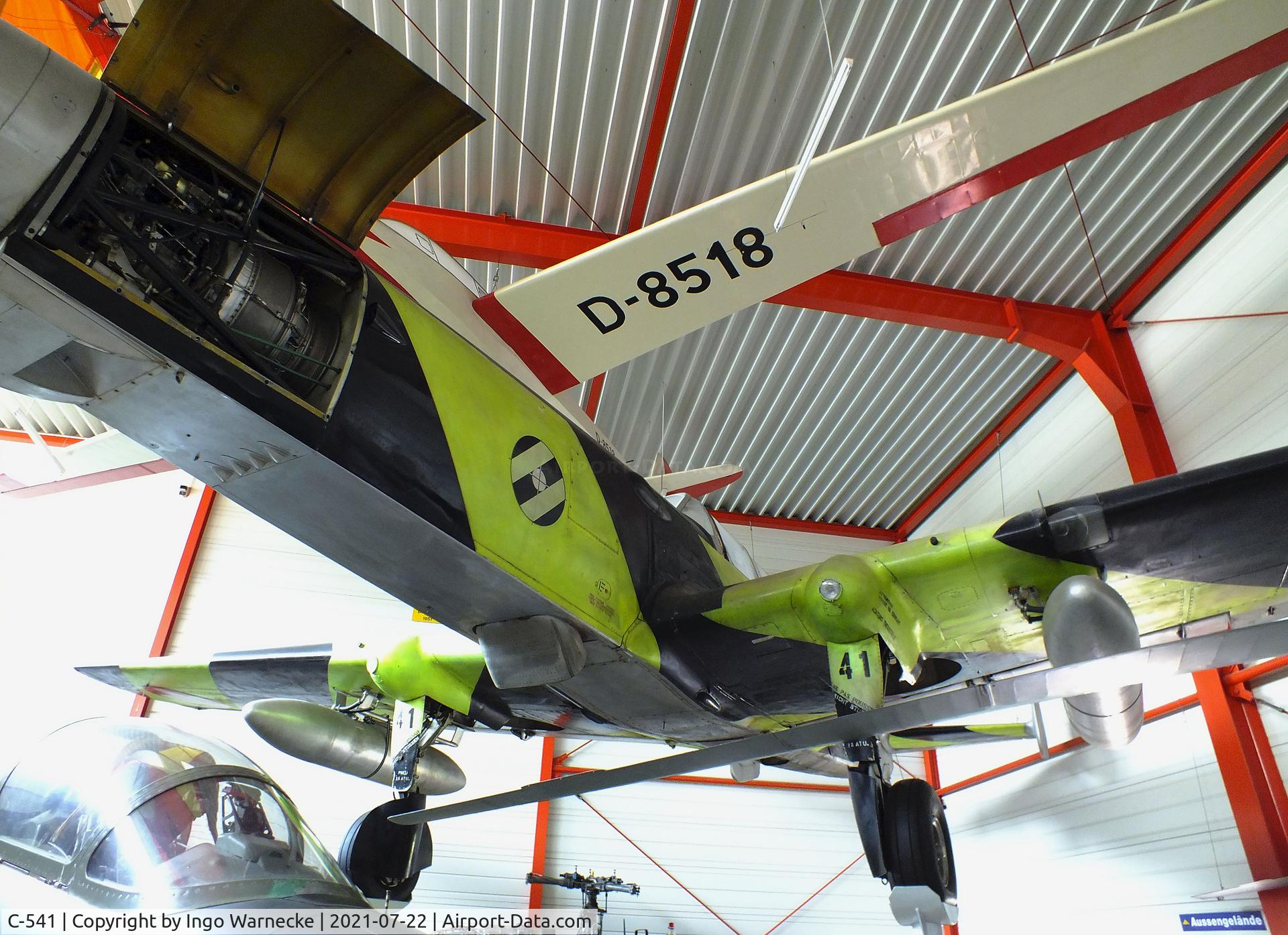C-541, EKW C-3605 C/N 321, Eidgenössisches Flugzeugwerk (F+W) Emmen C-3605 Schlepp at the Flugausstellung P. Junior, Hermeskeil