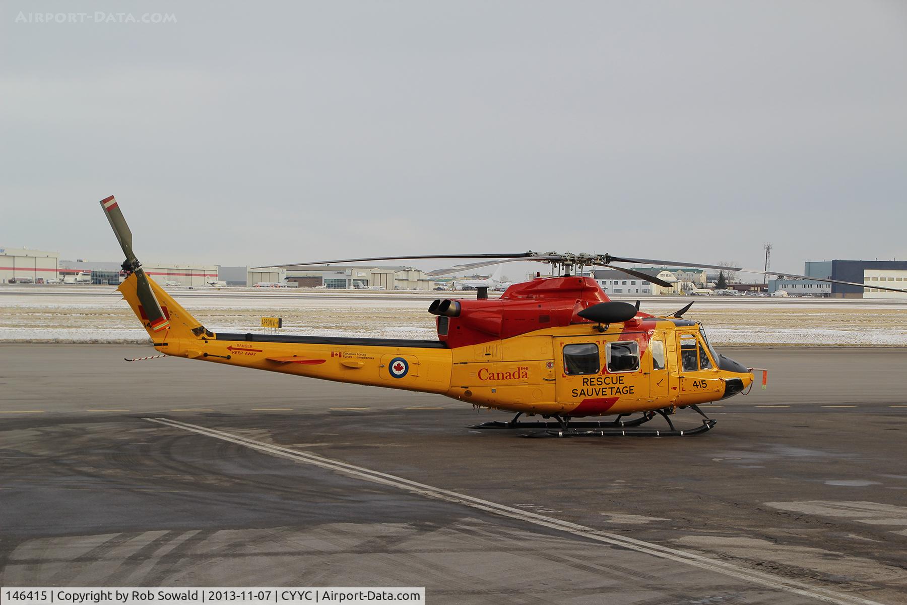 146415, Bell CH-146 Griffon C/N 46415, Parked at the Shell ramp at CYYC.