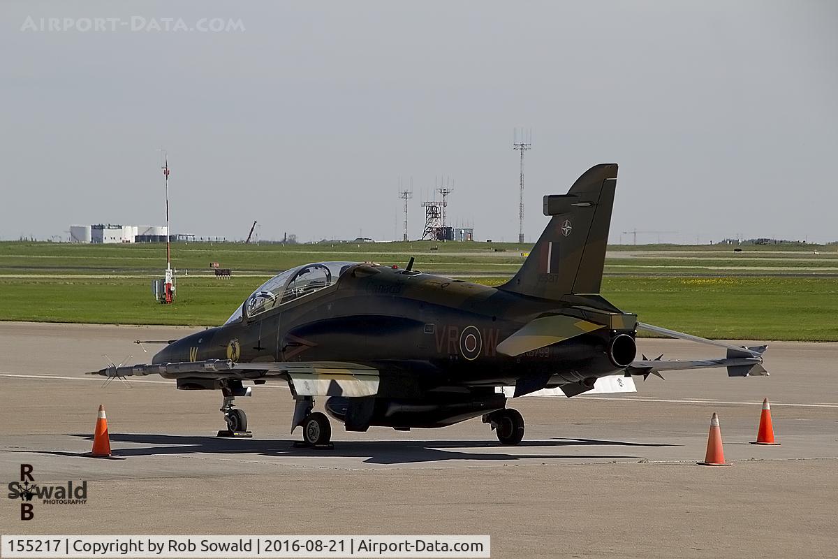 155217, 2001 BAe Systems CT-155 Hawk C/N IT025/711, Ready to leave CYYC for Moose Jaw.