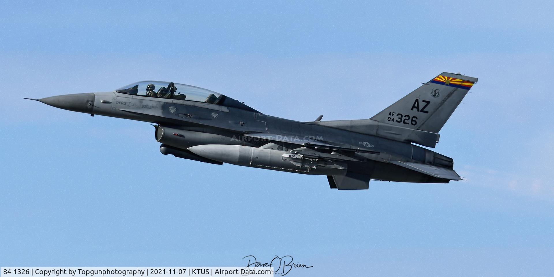 84-1326, 1984 General Dynamics F-16D Fighting Falcon C/N 5D-20, ROCKET31