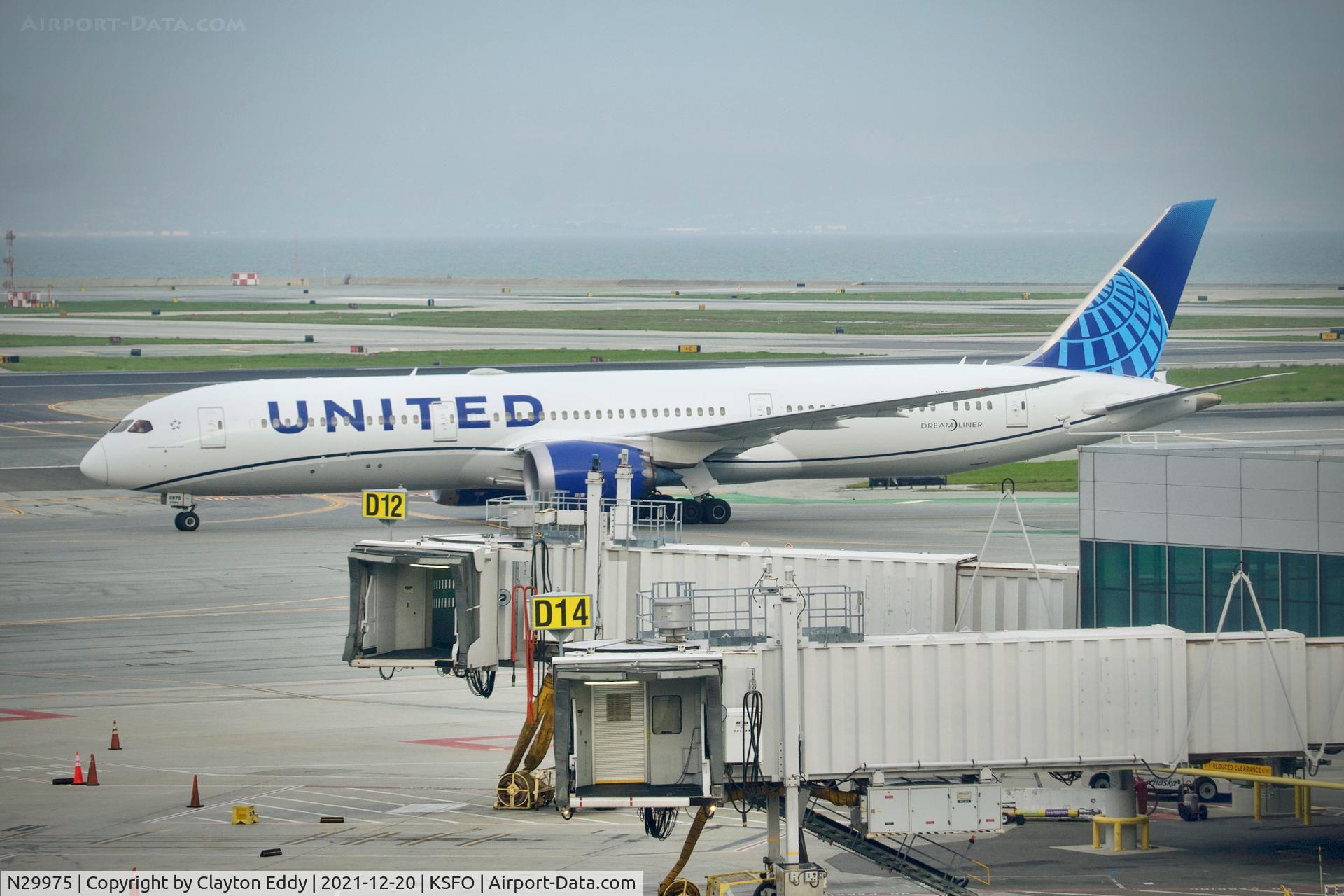 N29975, 2020 Boeing 787-9 Dreamliner C/N 66134, Pic taken from the SkyTerrace SFO 2021.