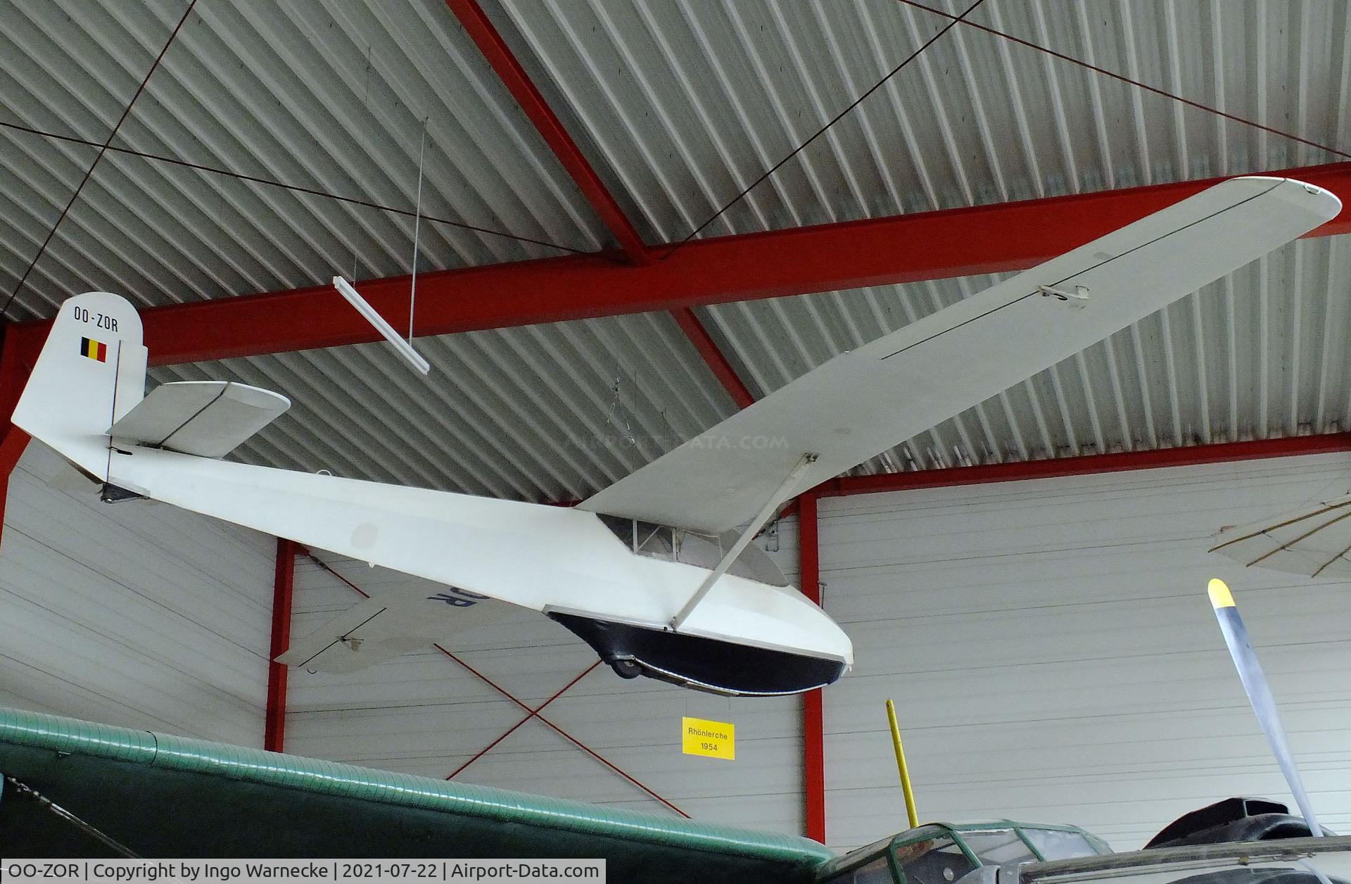 OO-ZOR, 1953 Schleicher Ka-4 Rhonlerche C/N 211, Schleicher Ka 4 Rhönlerche at the Flugausstellung P. Junior, Hermeskeil