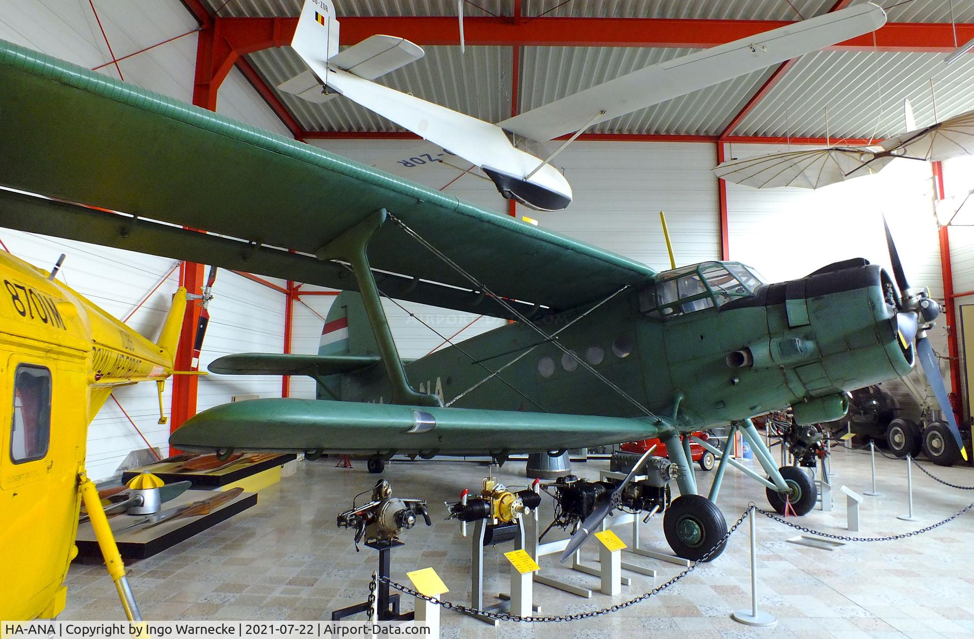 HA-ANA, Antonov An-2 C/N 16210, Antonov An-2 COLT at the Flugausstellung P. Junior, Hermeskeil