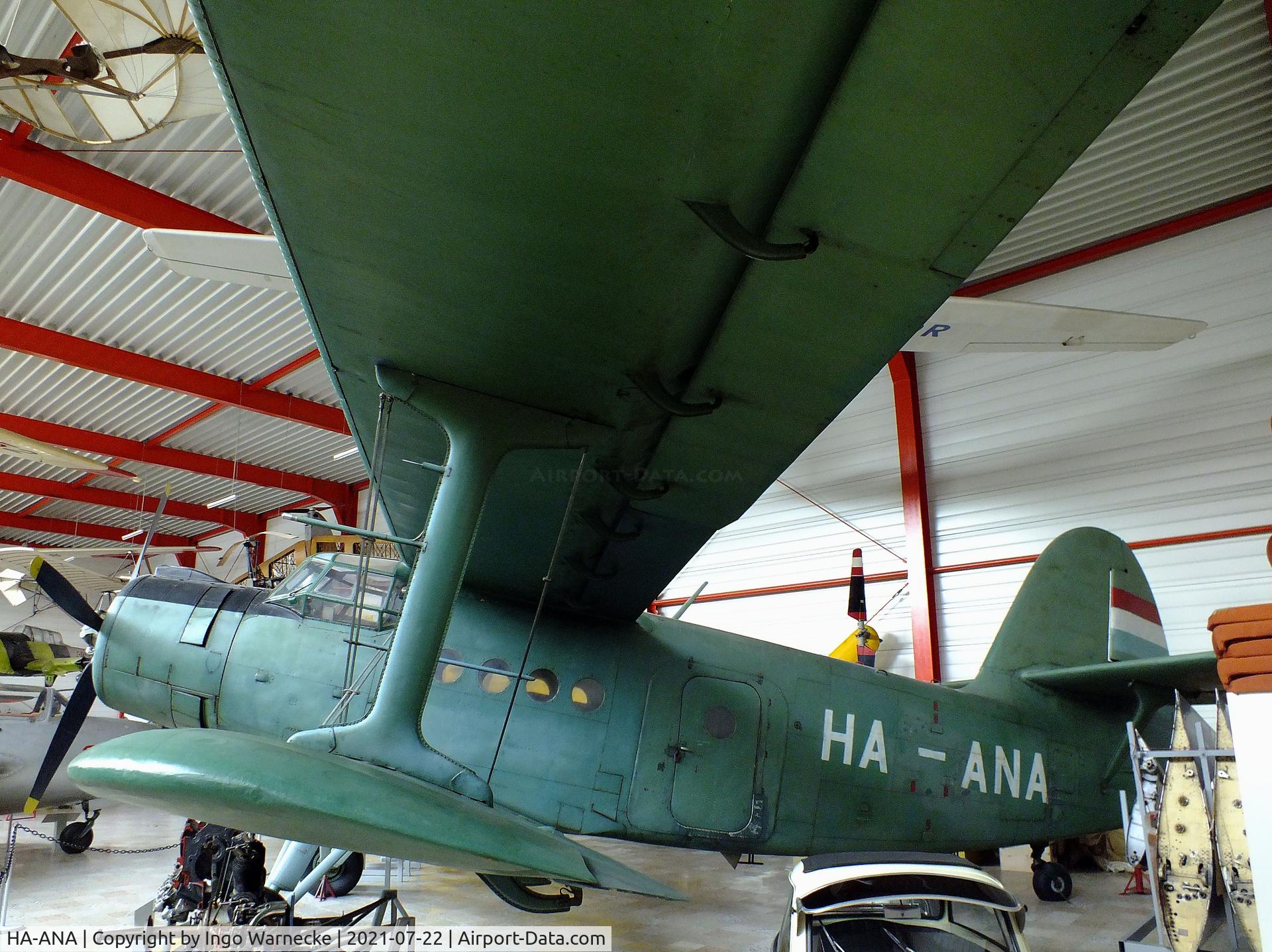 HA-ANA, Antonov An-2 C/N 16210, Antonov An-2 COLT at the Flugausstellung P. Junior, Hermeskeil