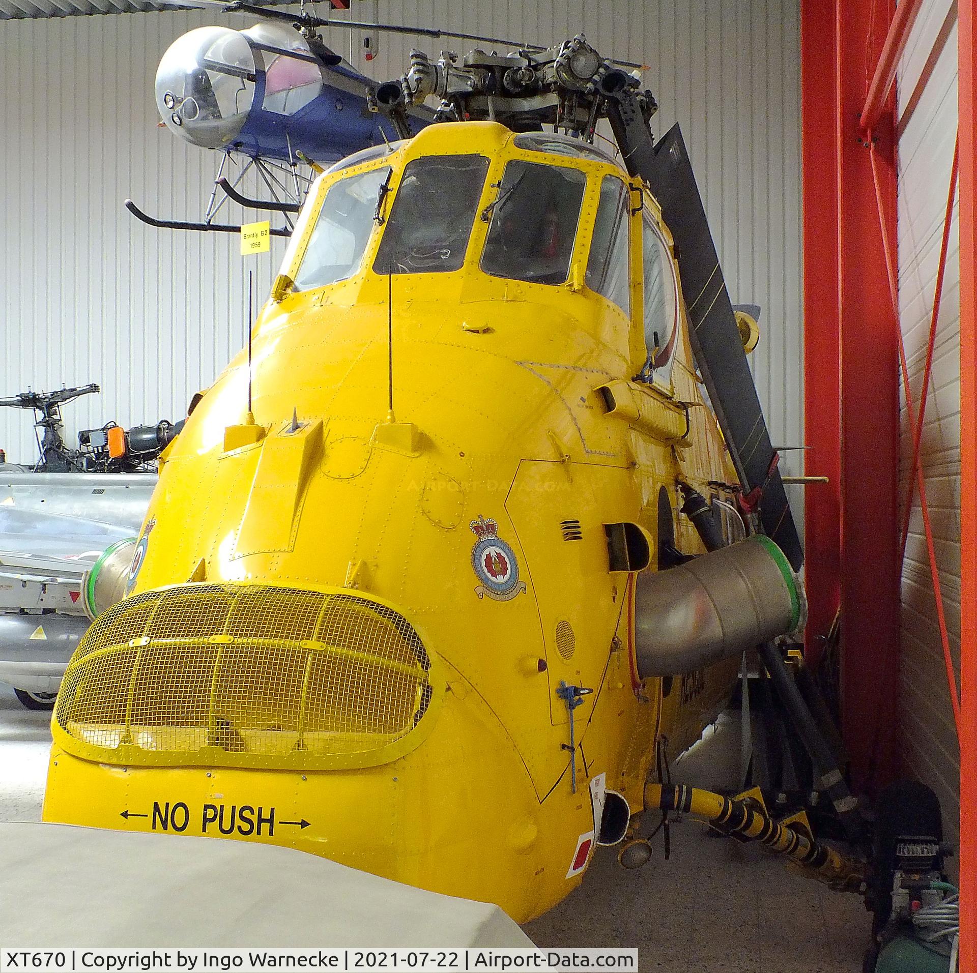XT670, 1966 Westland Wessex HC.2 C/N WA538, Westland Wessex HC2 at the Flugausstellung P. Junior, Hermeskeil