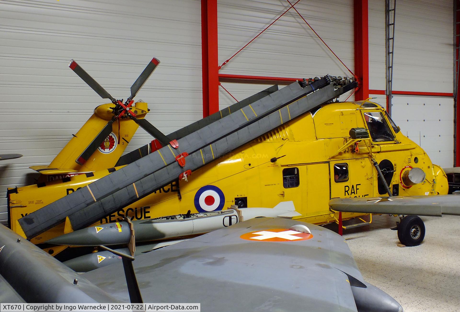 XT670, 1966 Westland Wessex HC.2 C/N WA538, Westland Wessex HC2 at the Flugausstellung P. Junior, Hermeskeil