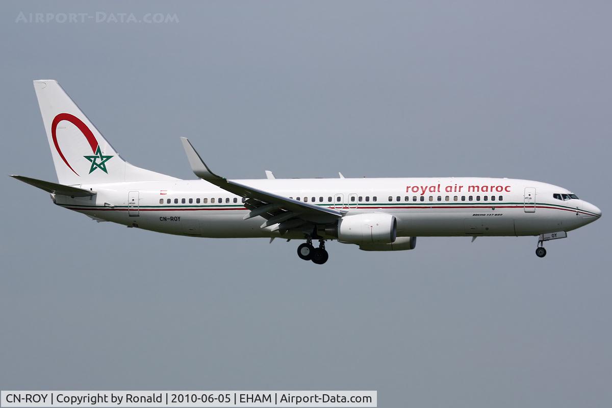 CN-ROY, 2010 Boeing 737-8B6 C/N 33070, at spl