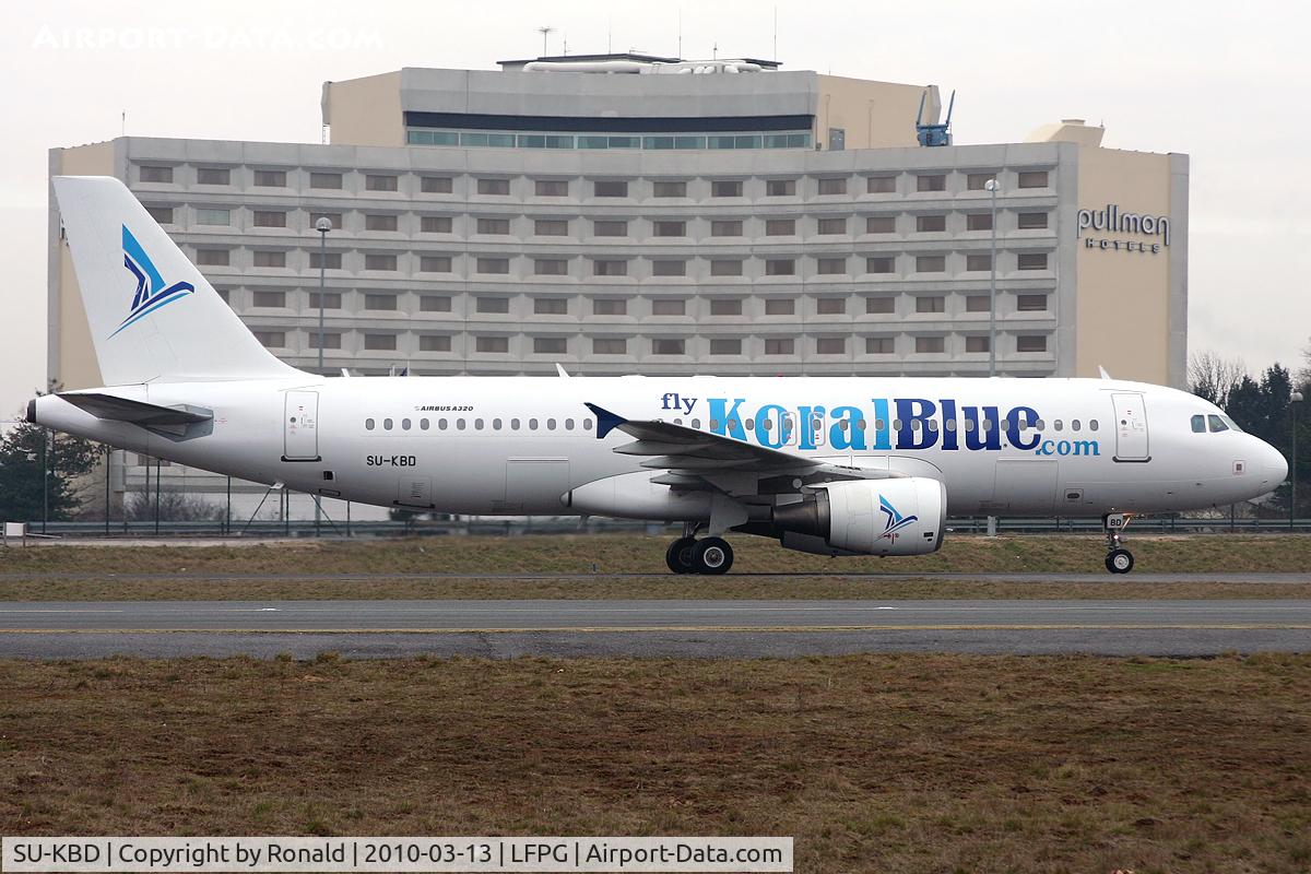 SU-KBD, 2001 Airbus A320-214 C/N 1597, at cdg