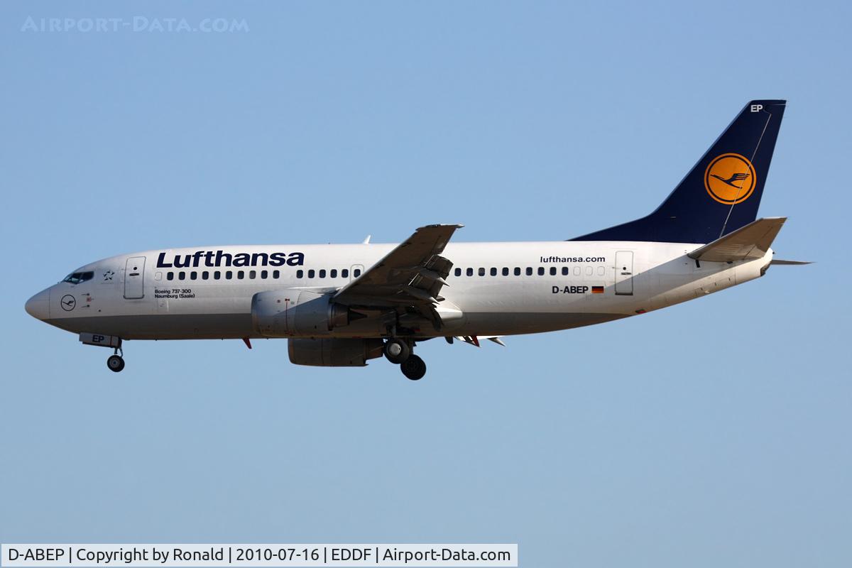 D-ABEP, 1992 Boeing 737-330 C/N 26430, at fra