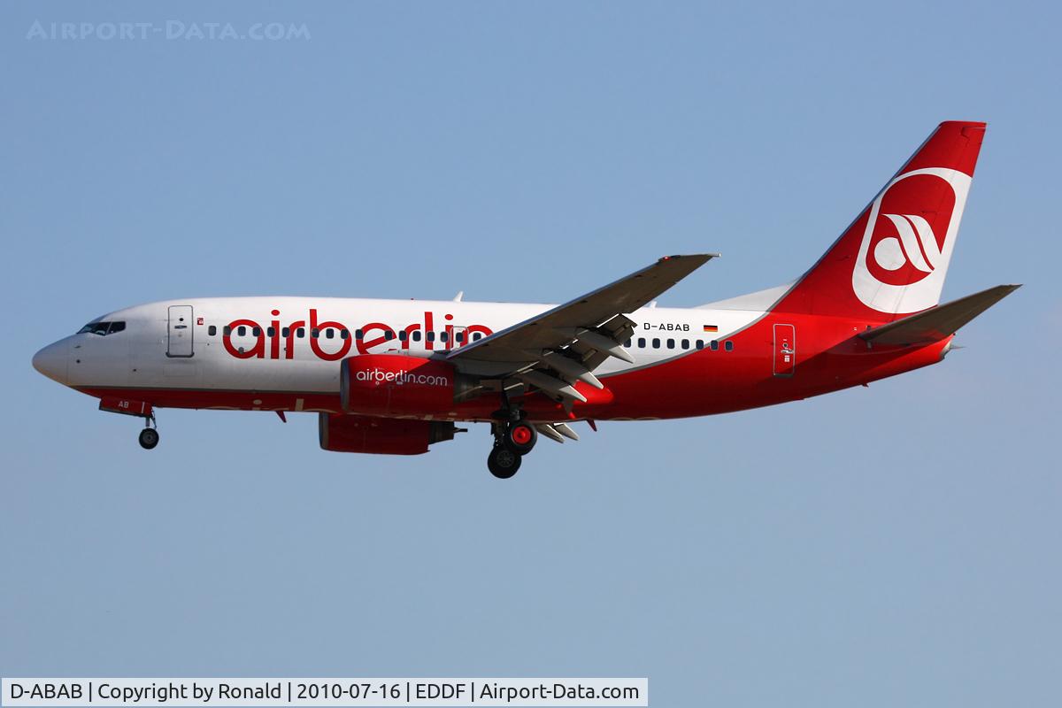 D-ABAB, 2001 Boeing 737-76Q C/N 30277, at fra