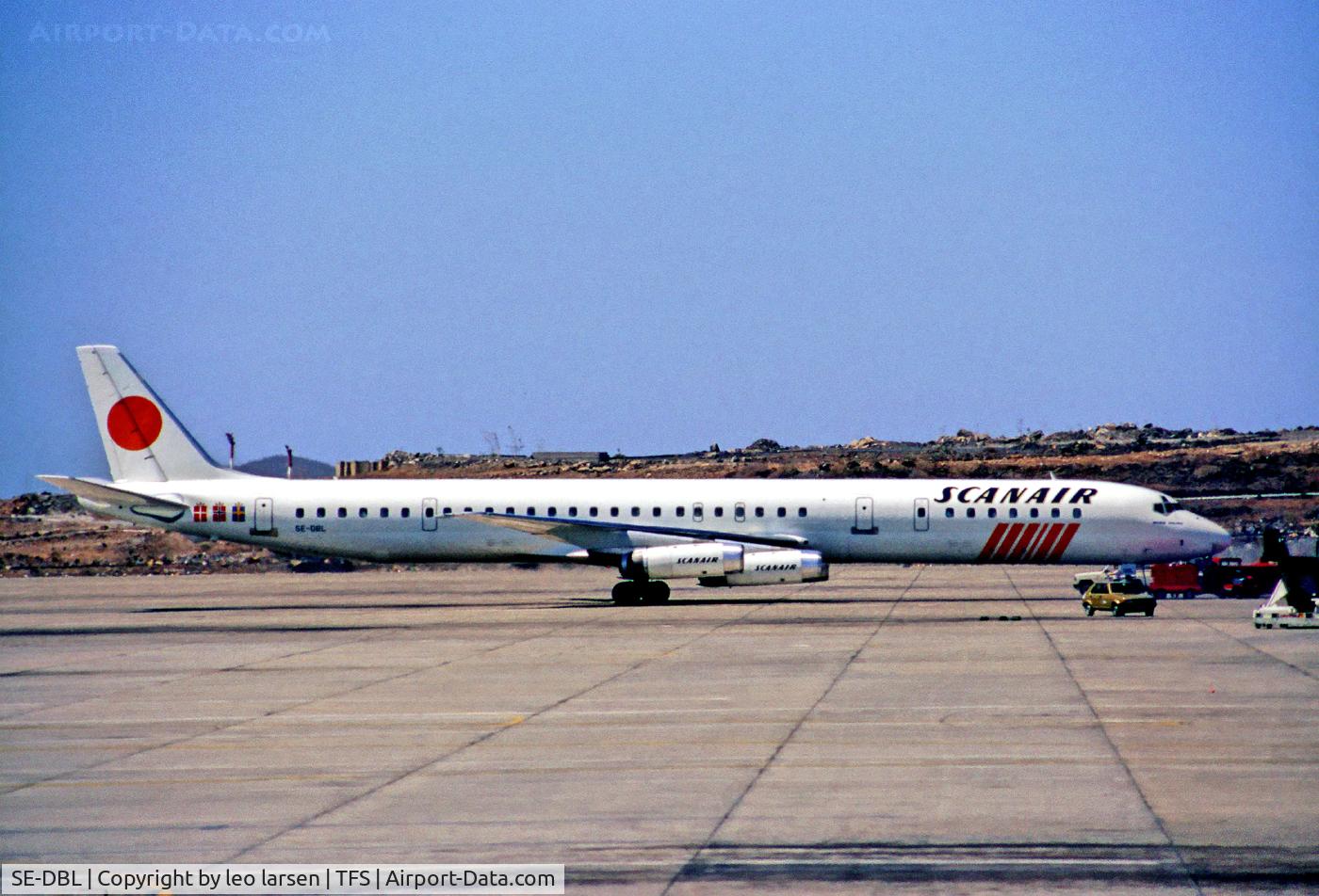 SE-DBL, 1972 Douglas DC-8-63 C/N 46163, Tenerife South 29.3.1987