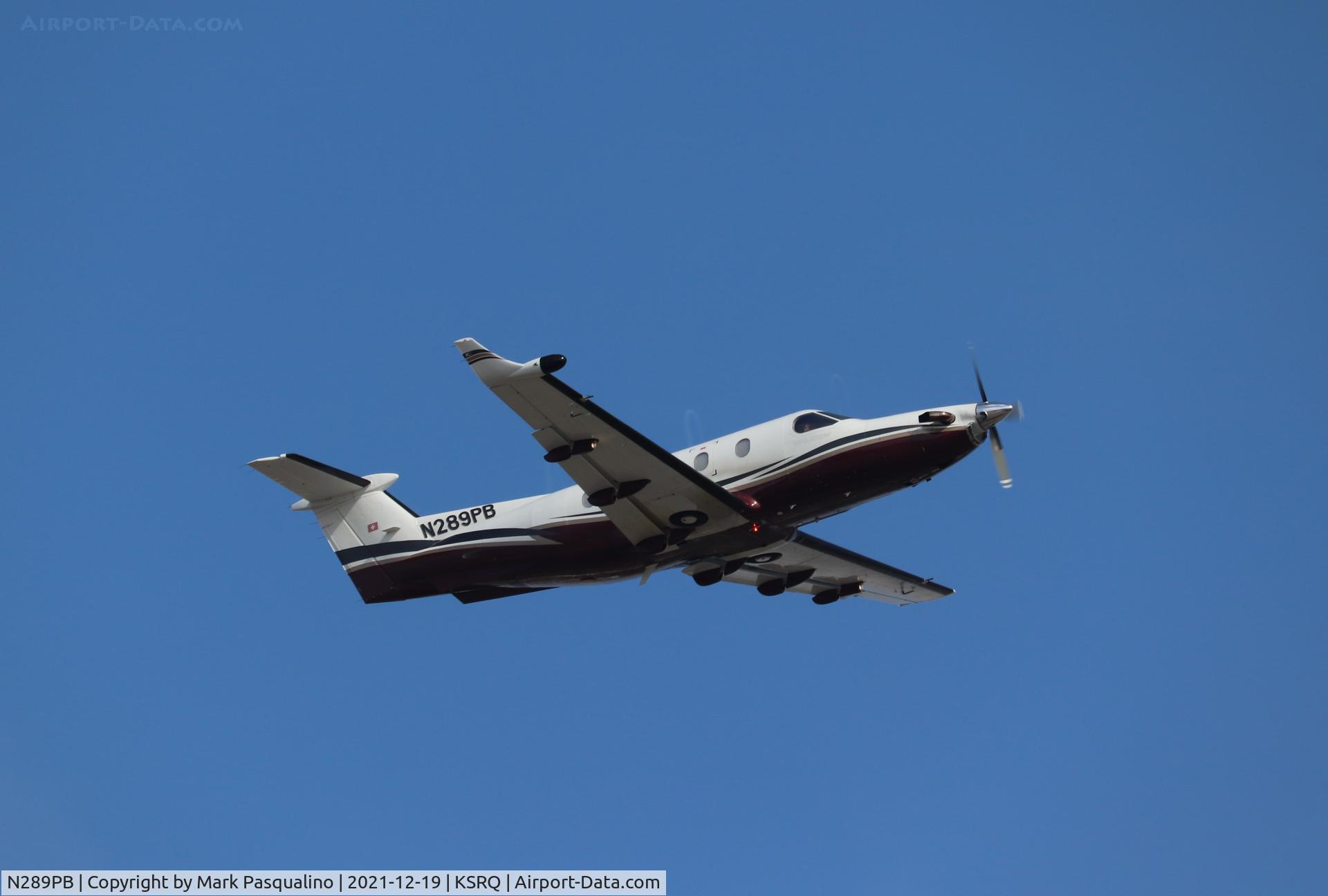 N289PB, 1999 Pilatus PC-12/45 C/N 289, Pilatus PC-12/45
