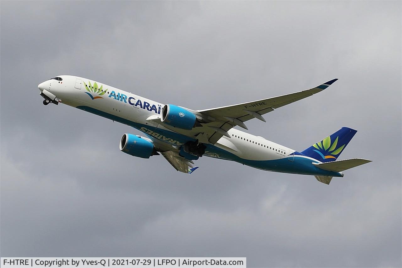 F-HTRE, 2019 Airbus A350-941 C/N 327, Airbus A350-941, Take off rwy 24, Paris-Orly airport (LFPO-ORY)