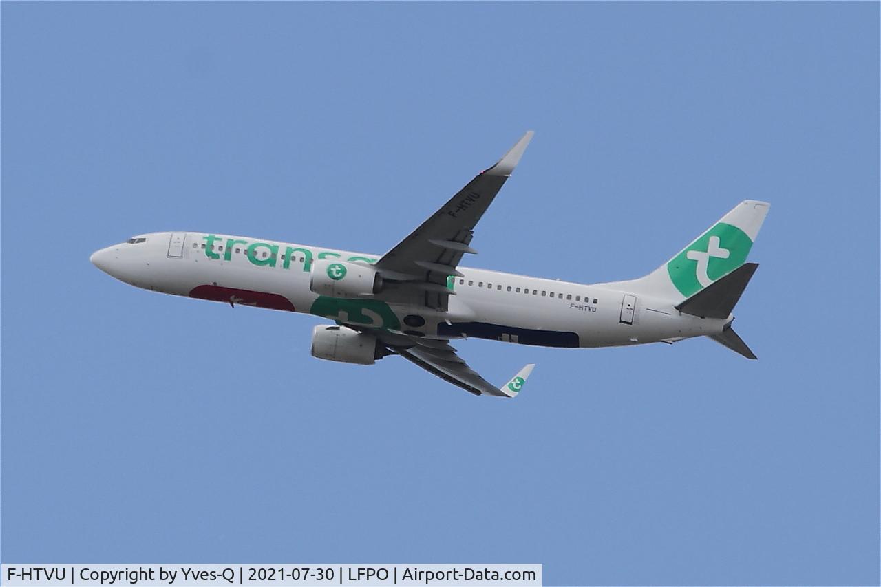 F-HTVU, 2012 Boeing 737-86J C/N 37770, Boeing 737-86J, Climbing from rwy 24, Paris-Orly airport (LFPO-ORY)