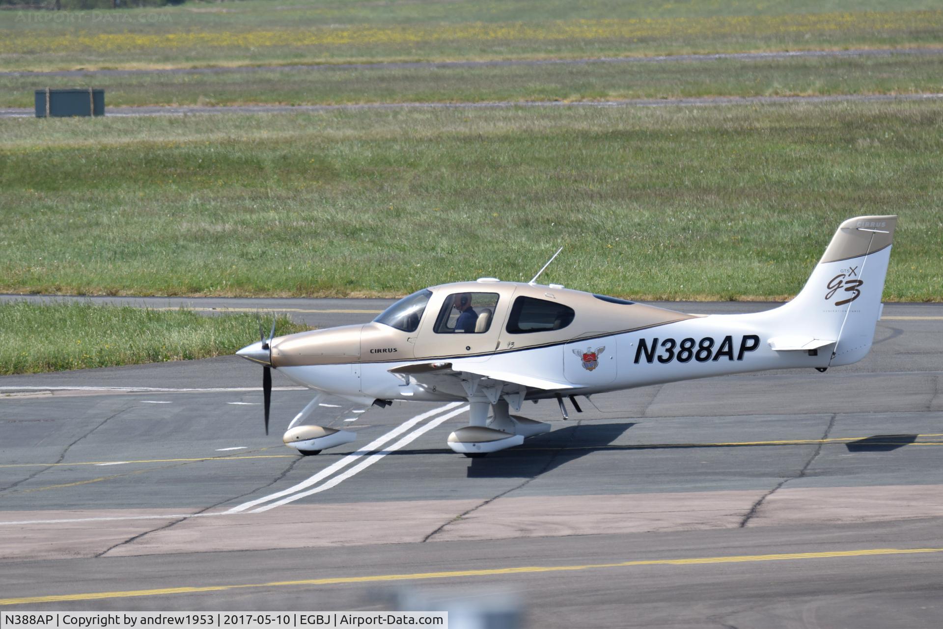 N388AP, 2007 Cirrus SR-22 C/N 2440, N388AP at Gloucestershire Airport.